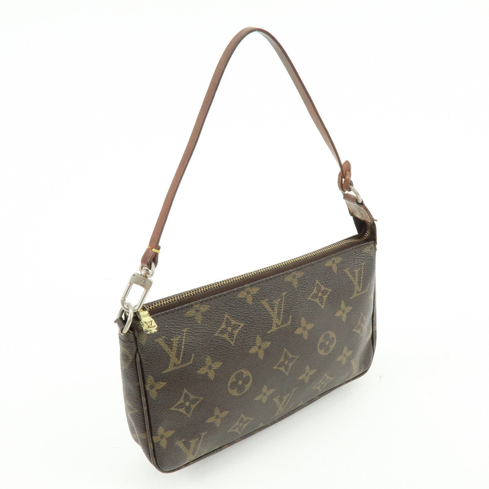 Louis Vuitton Monogram Pochette Accessoires Pouch Hand Bag M51980