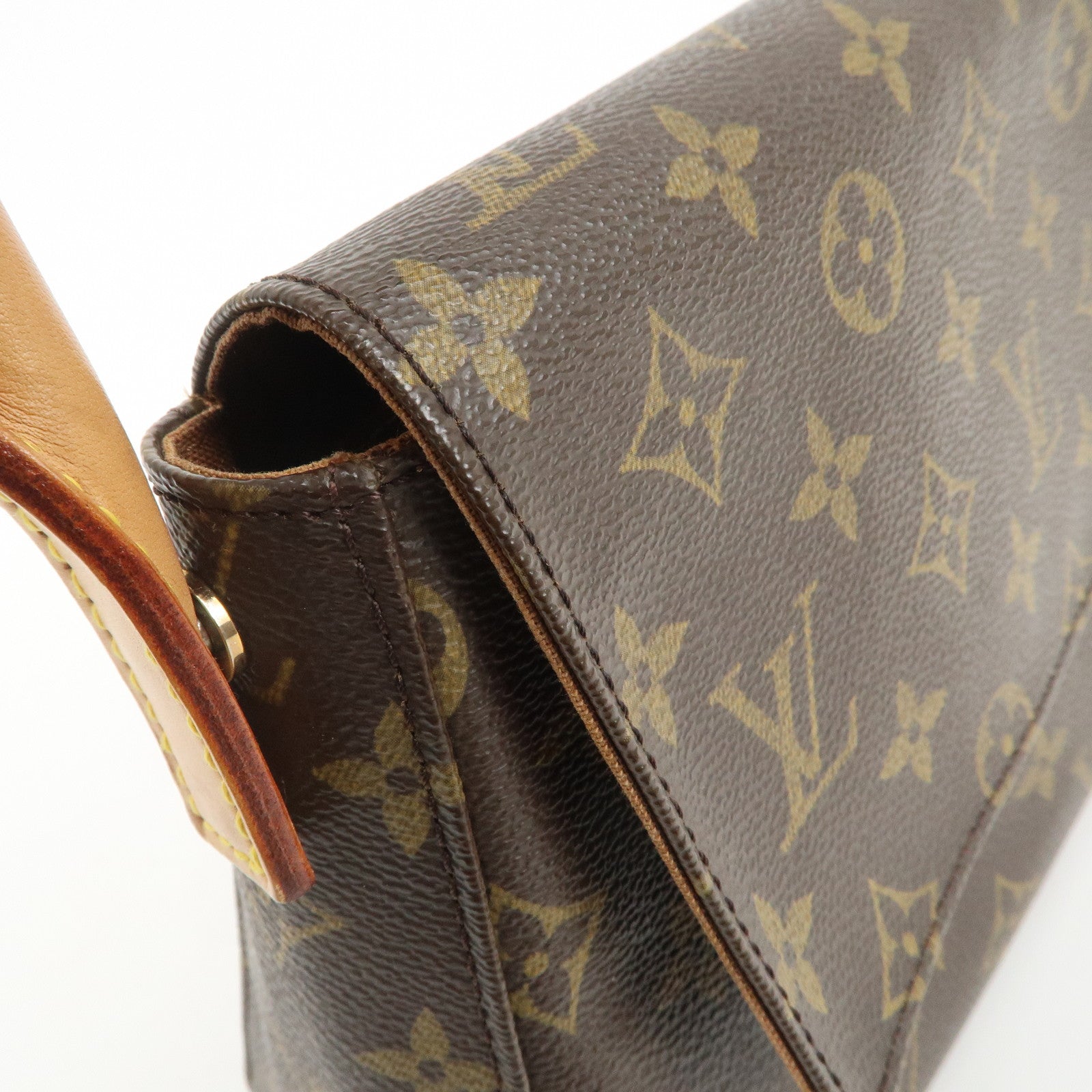 Louis Vuitton Monogram Mini Looping Shoulder Bag Brown M51147