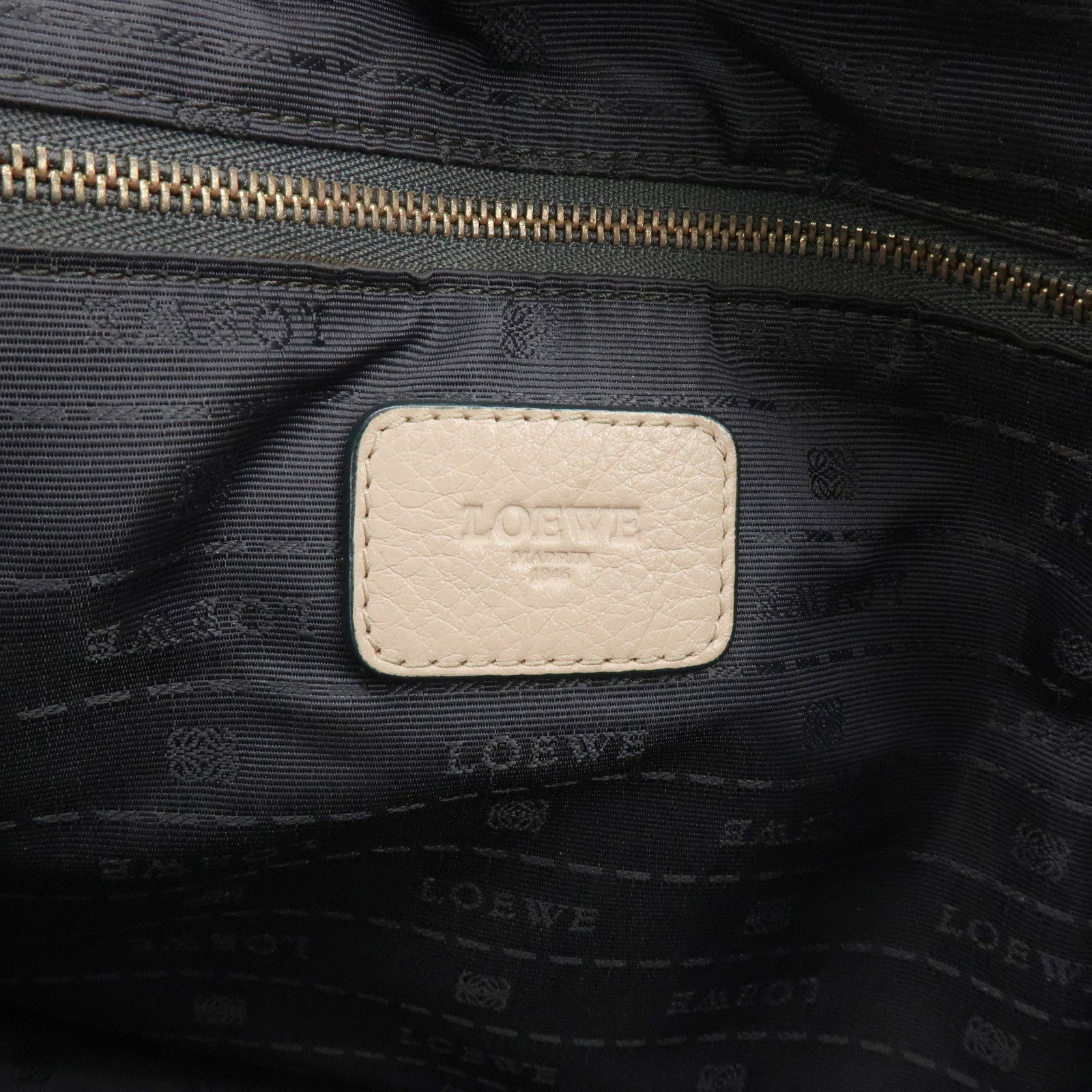 LOEWE Heritage Calf Leather Tote Bag Hand Bag Light Pink