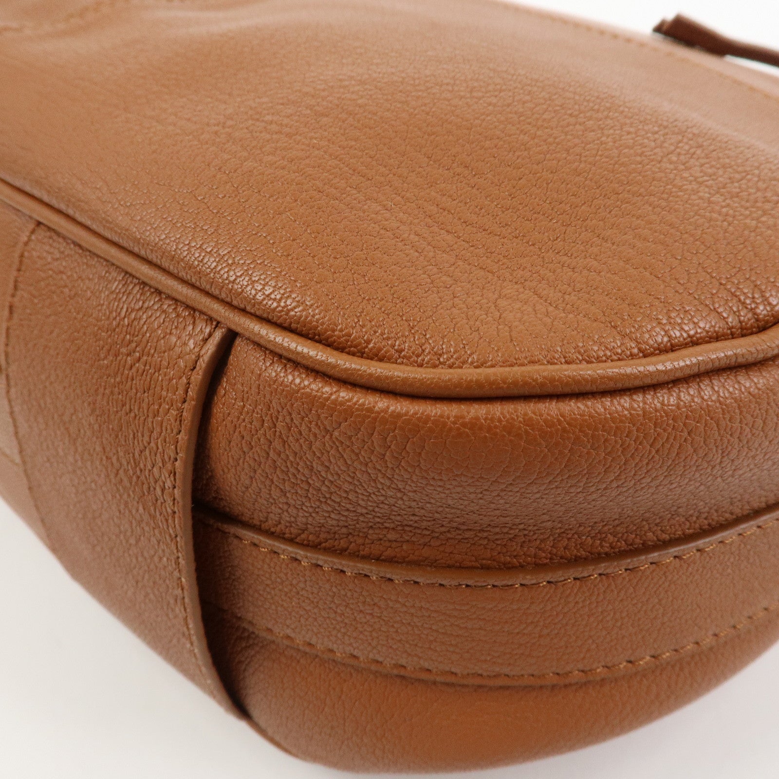 Chloe See By Chloe Hana Suede Leather Shoulder Crossbody Bag Brown