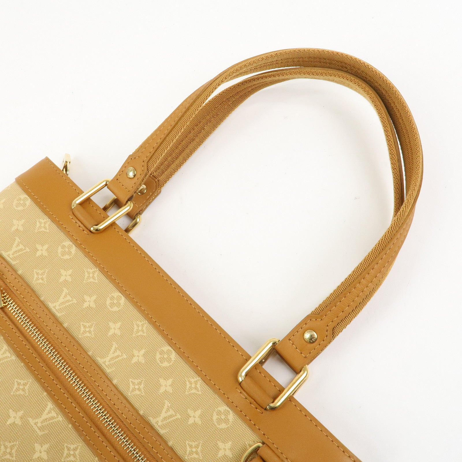 Louis Vuitton Monogram Mini Lucille PM Hand Bag Beige M92684