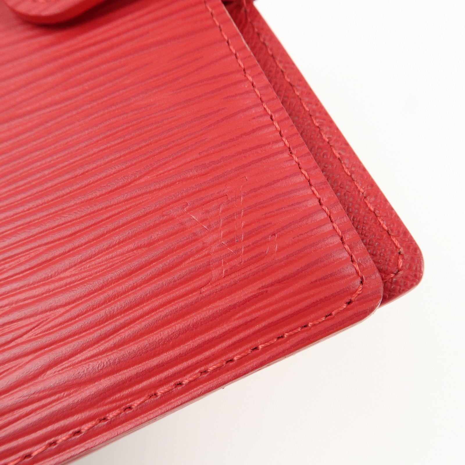 Louis Vuitton Epi Leather Agenda PM Planner Cover Rouge R2005E