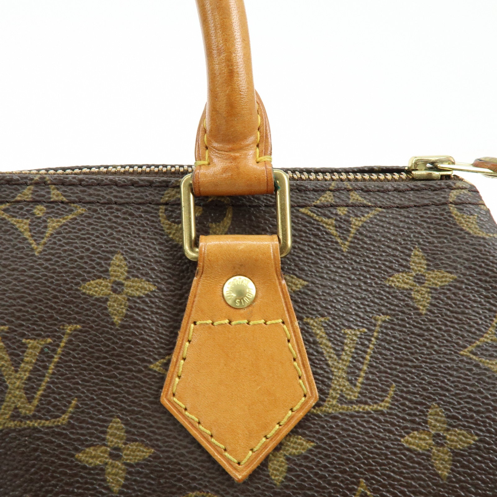 Louis Vuitton Monogram Speedy 25 Boston Bag Hand Bag Brown M41528
