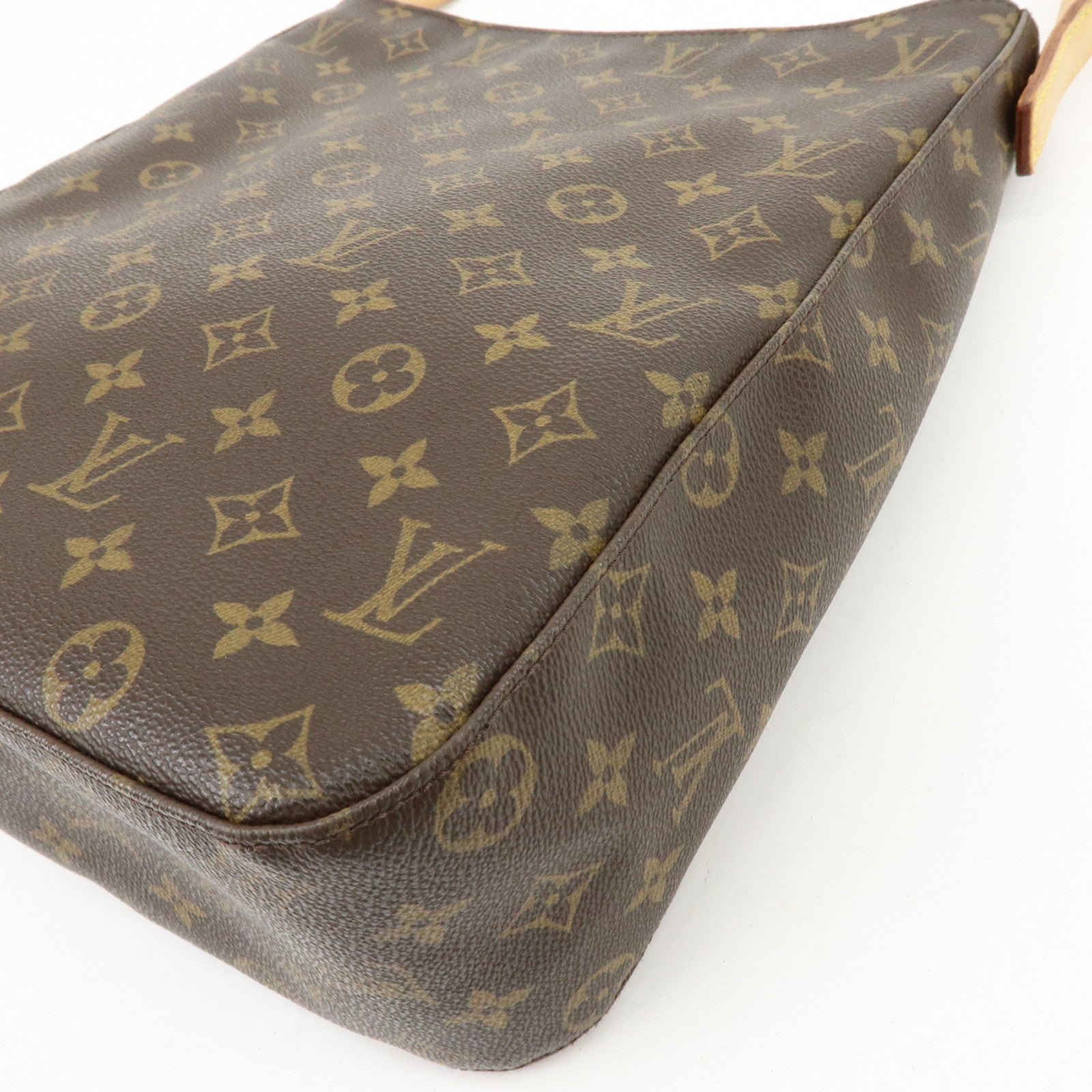 Louis Vuitton Monogram Looping GM Shoulder Bag Brown M51145