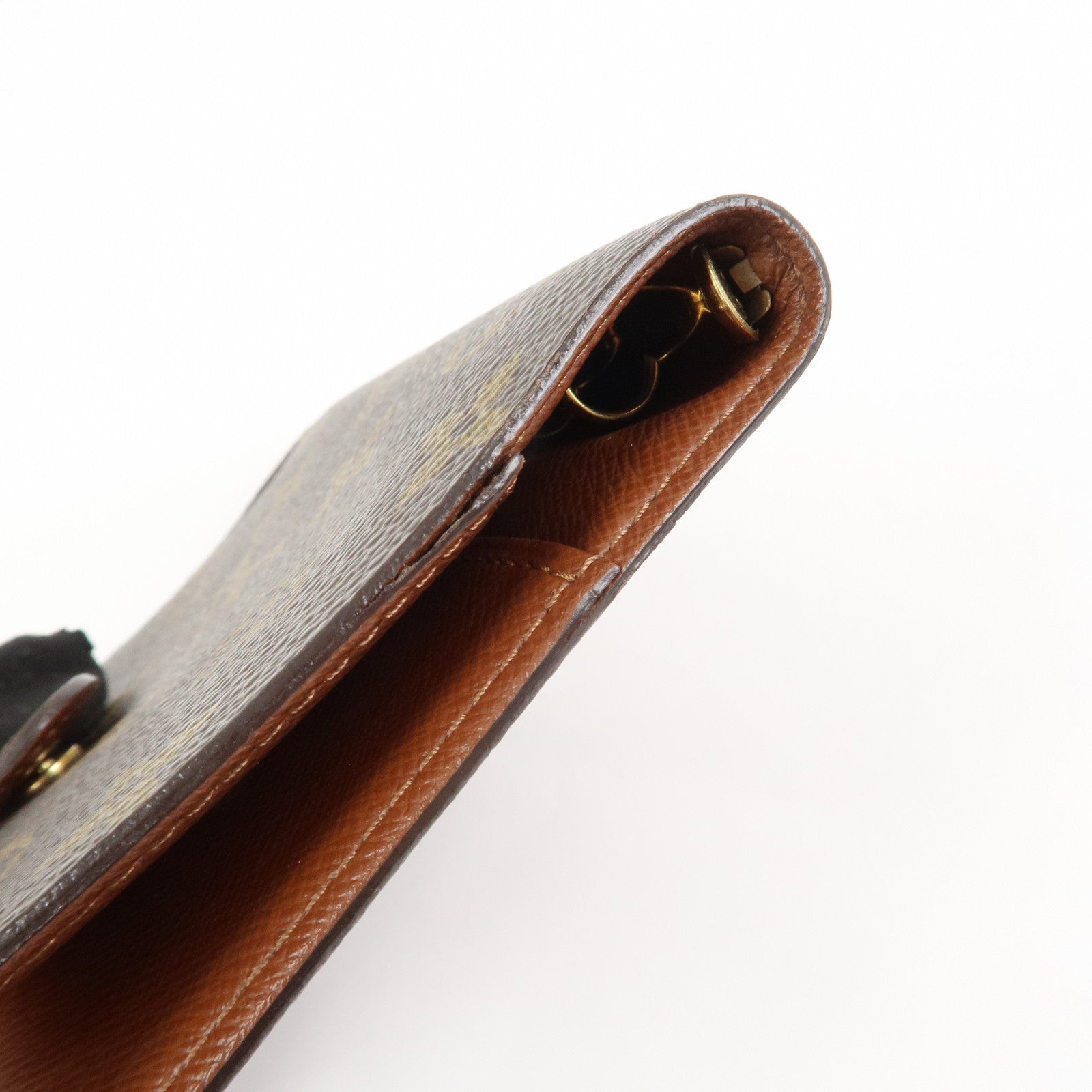 Louis Vuitton Monogram Canvas Agenda PM Planner Cover Brown R20005