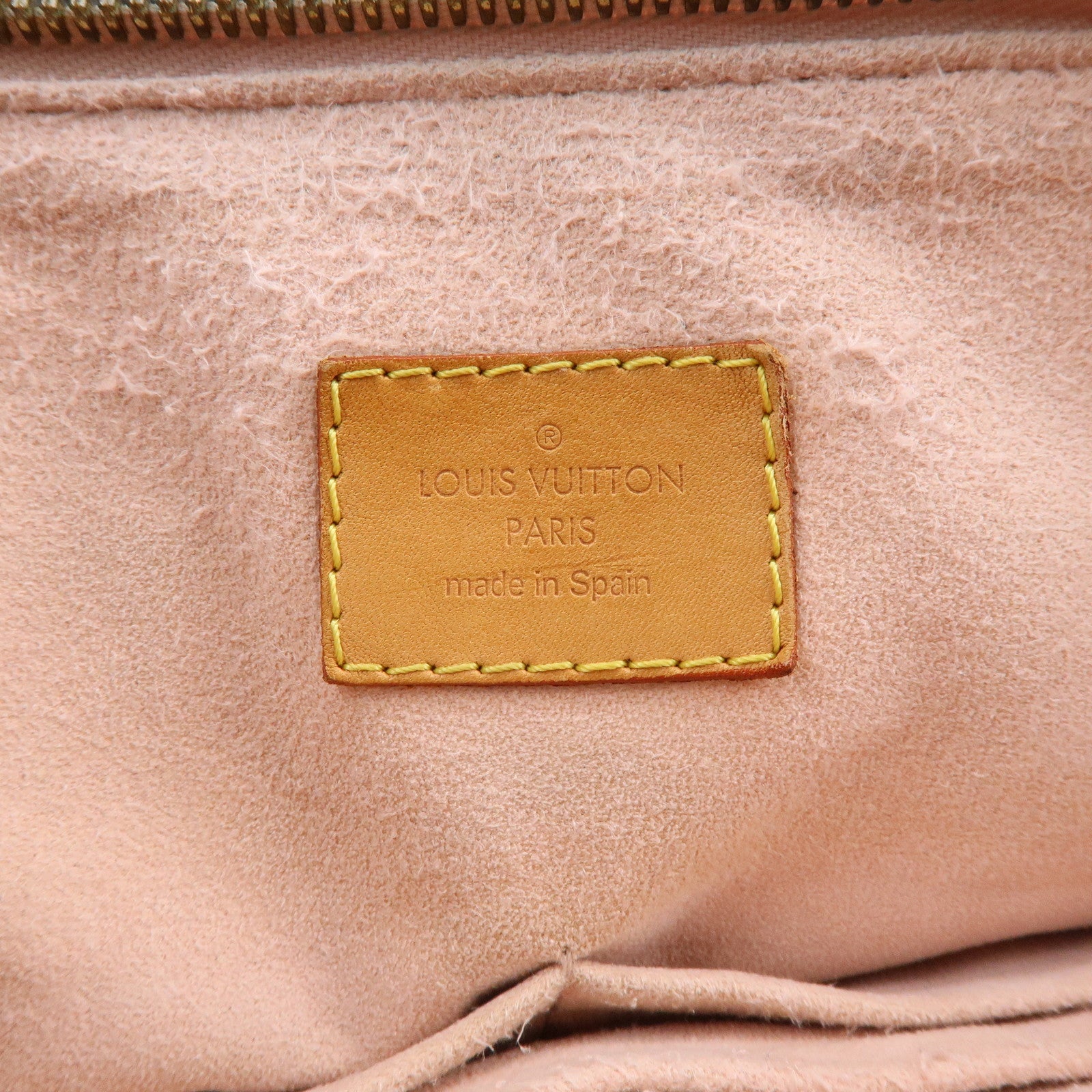 Louis Vuitton Monogram Pallas 2Way Bag Brown Rose Ballerine M40468