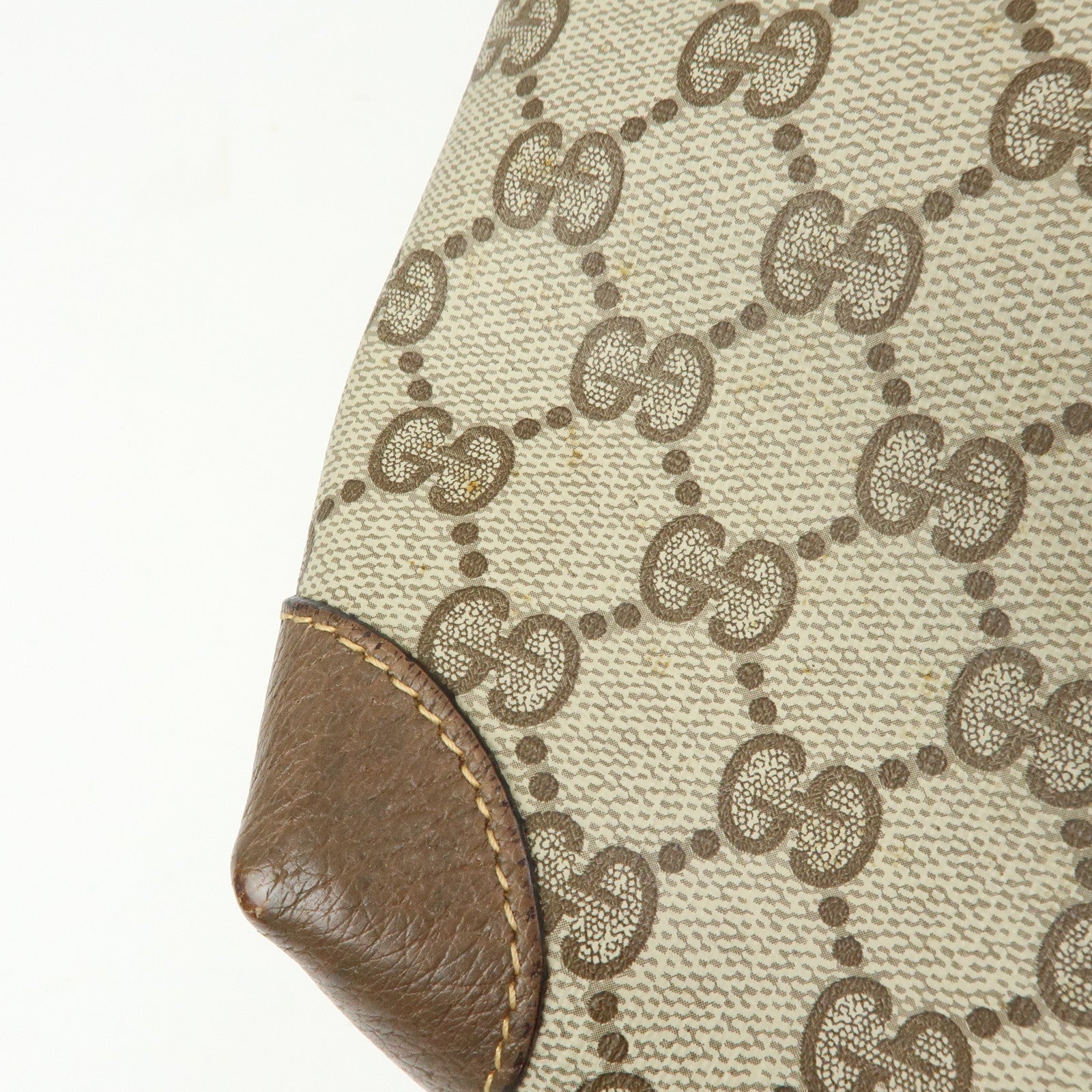 GUCCI GG Supreme Tote Bag Shoulder Bag Brown Beige 002・39・0054