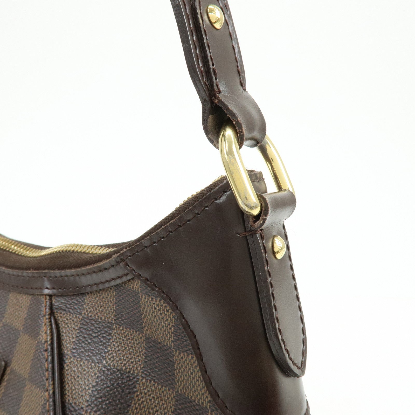 Louis Vuitton Damier Thames GM Shoulder Bag Brown N48181