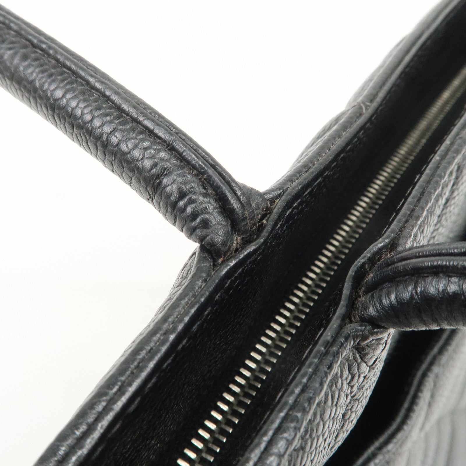 CHANEL Matelasse Caviarskin Medallion Tote Bag Hand Bag A01804