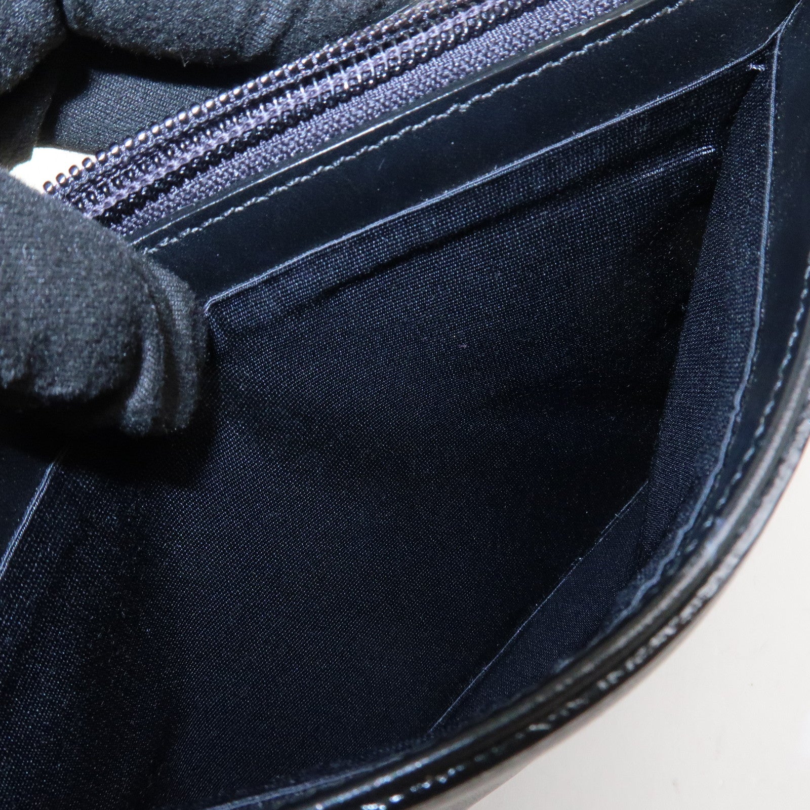 BURBERR Logo Cotton Leather Adjustable Hand Bag Shoulder Bag Black