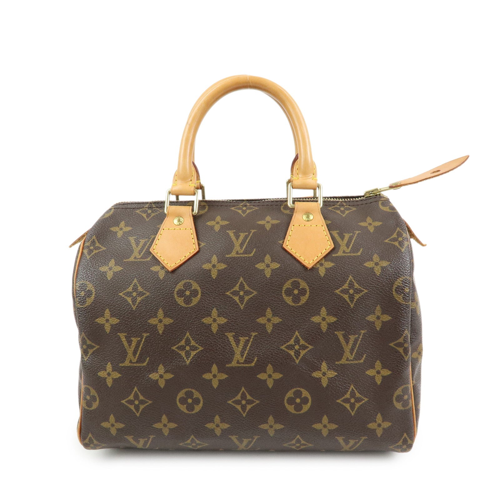 Louis Vuitton Monogram Speedy 25 Boston Bag Hand Bag Brown M41528