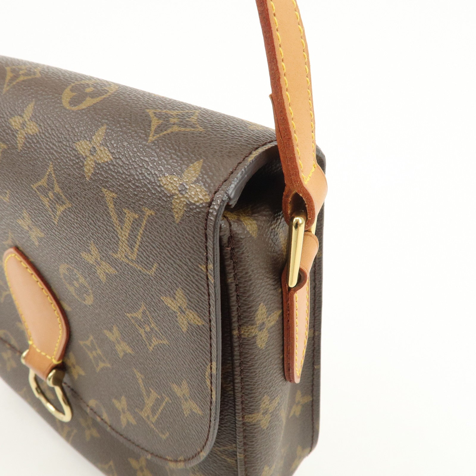 Louis Vuitton Monogram Saint Cloud GM Shoulder Bag Brown M51242