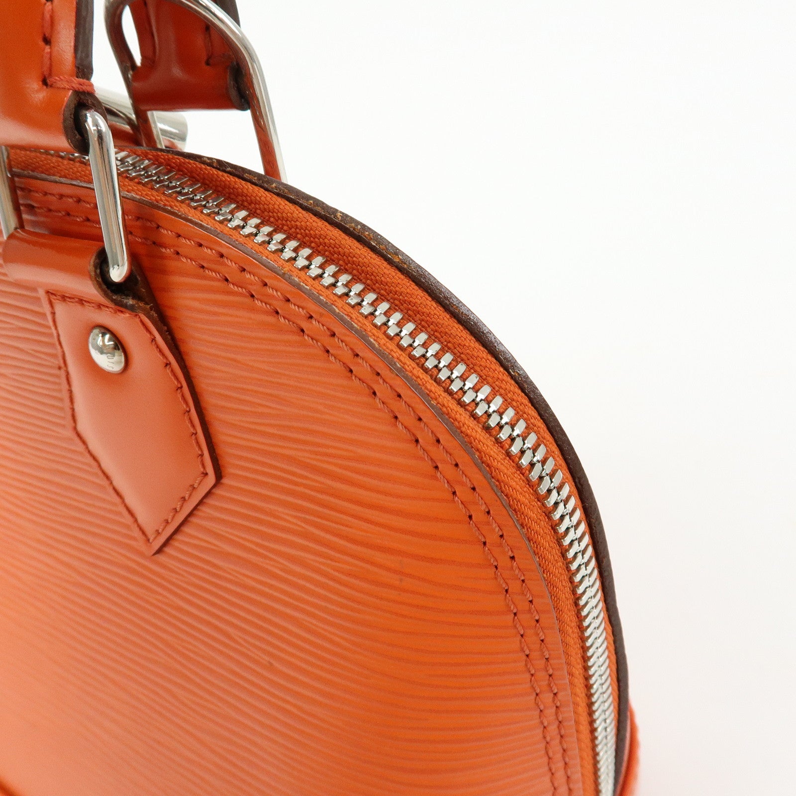 Louis Vuitton Epi Leather Alma BB 2Way Bag Hand Bag Orange M40854