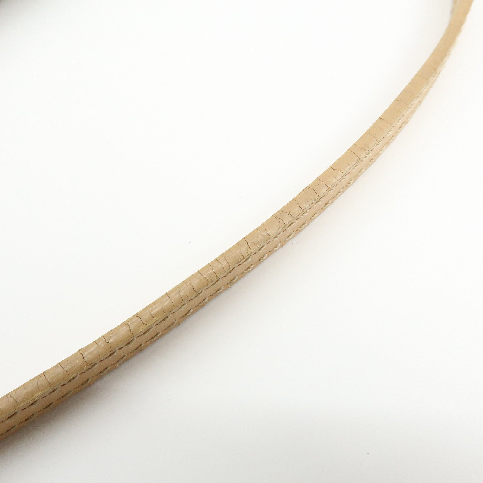 FENDI Zucca Canvas Leather Hand Bag Beige 8BR180