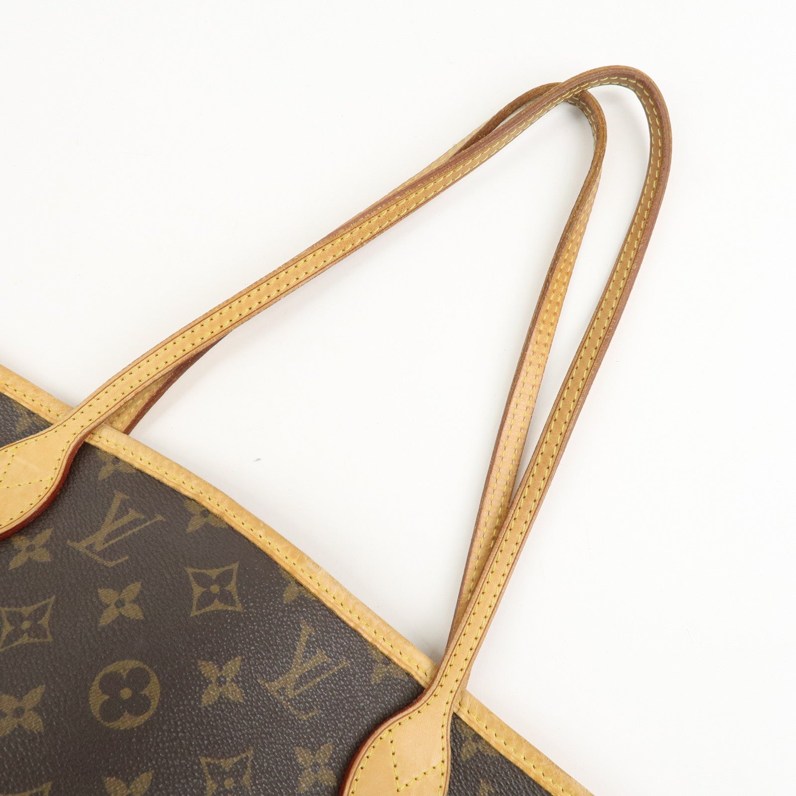Louis Vuitton Monogram Neverfull MM Tote Bag Brown M40156 Used