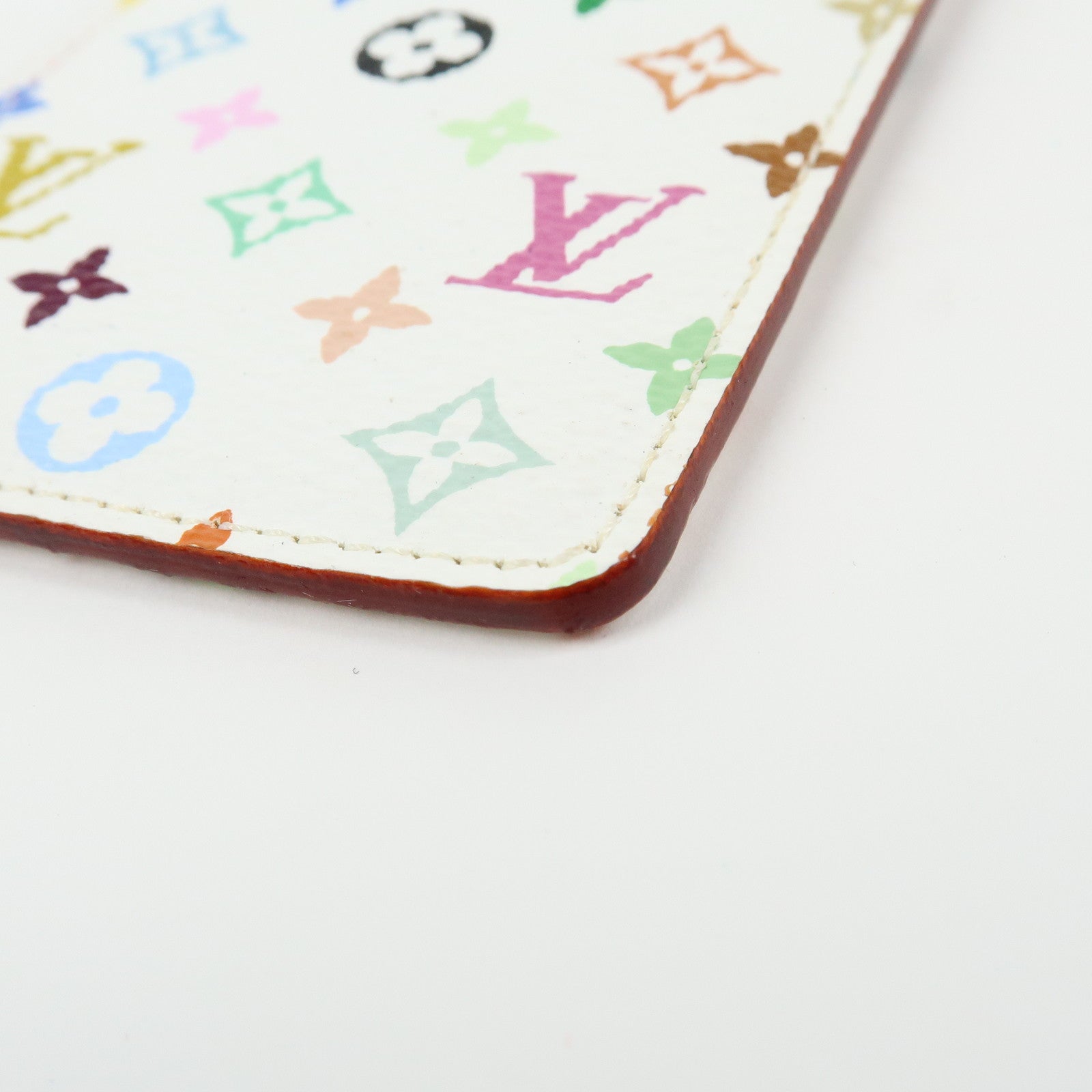 Louis Vuitton Monogram Étui Miroir Multicolor Blanc M92651