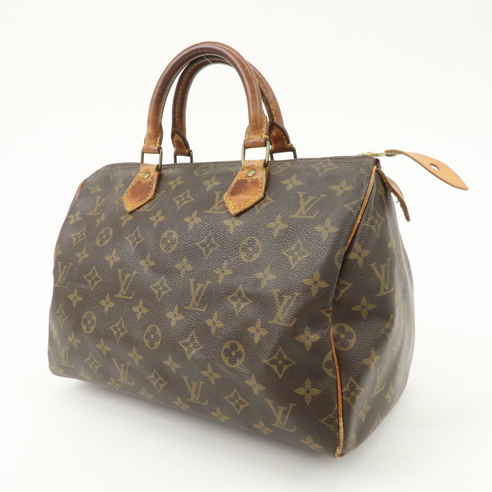 Louis Vuitton Monogram Speedy 30 Boston Bag Hand Bag M41526 Used