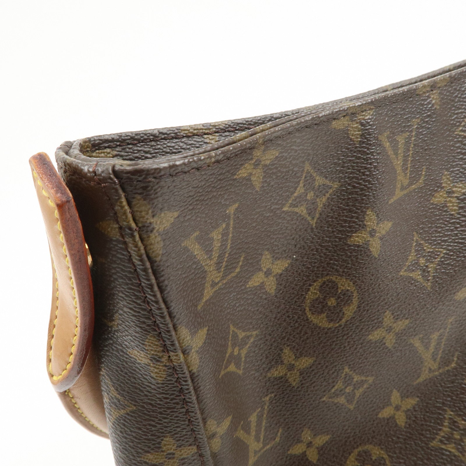 Louis Vuitton Monogram Looping GM Shoulder Bag Brown M51145