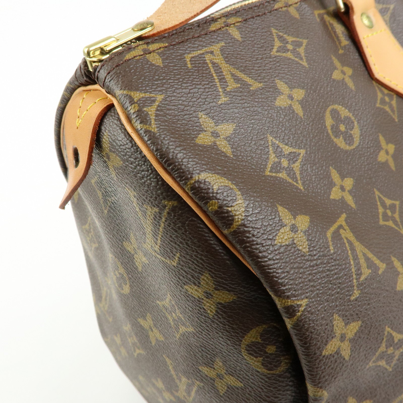 Louis Vuitton Monogram Speedy 40 Hand Bag Boston Bag Brown M41522