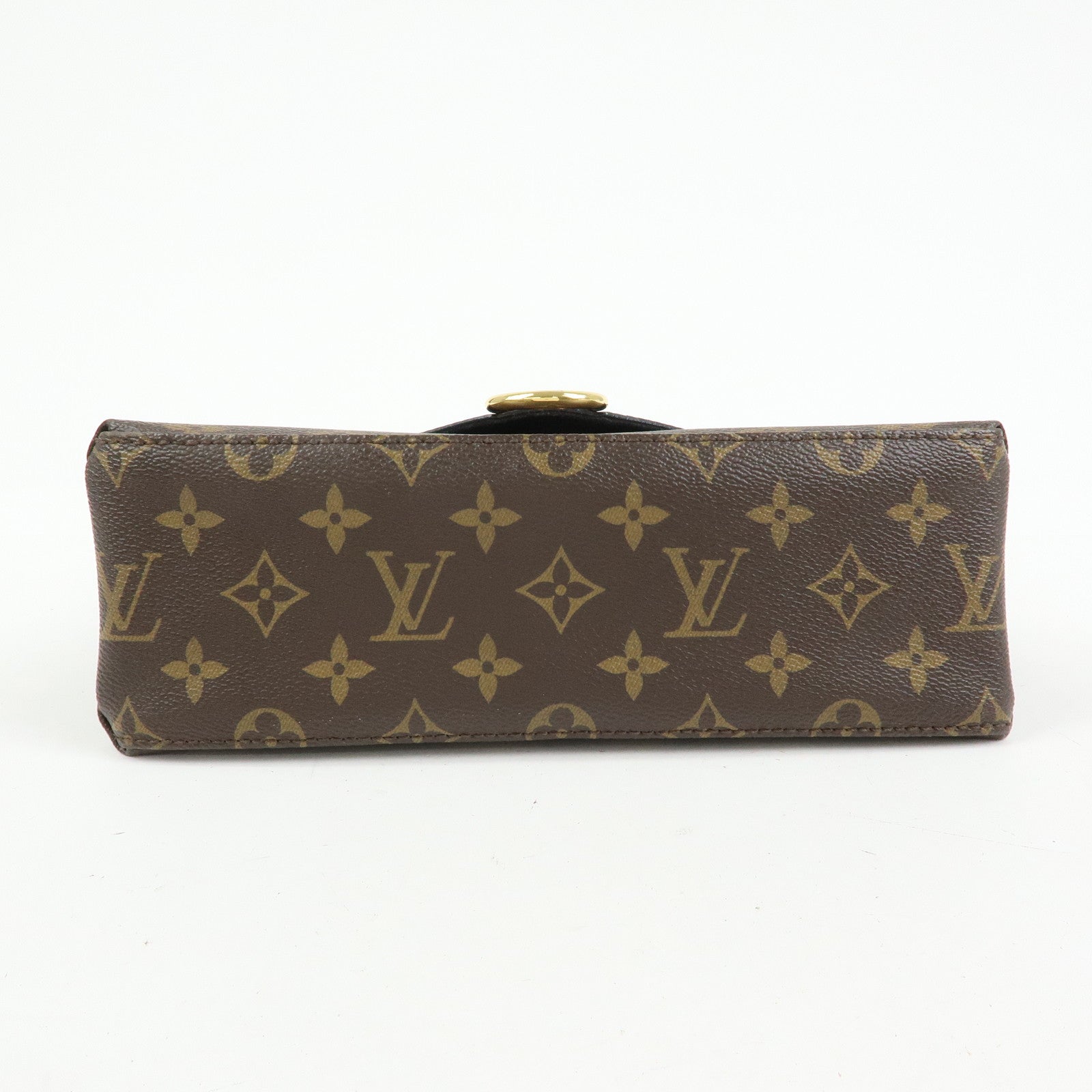 Louis Vuitton Monogram Epi Saint Michel Shoulder Brown Noir M44030