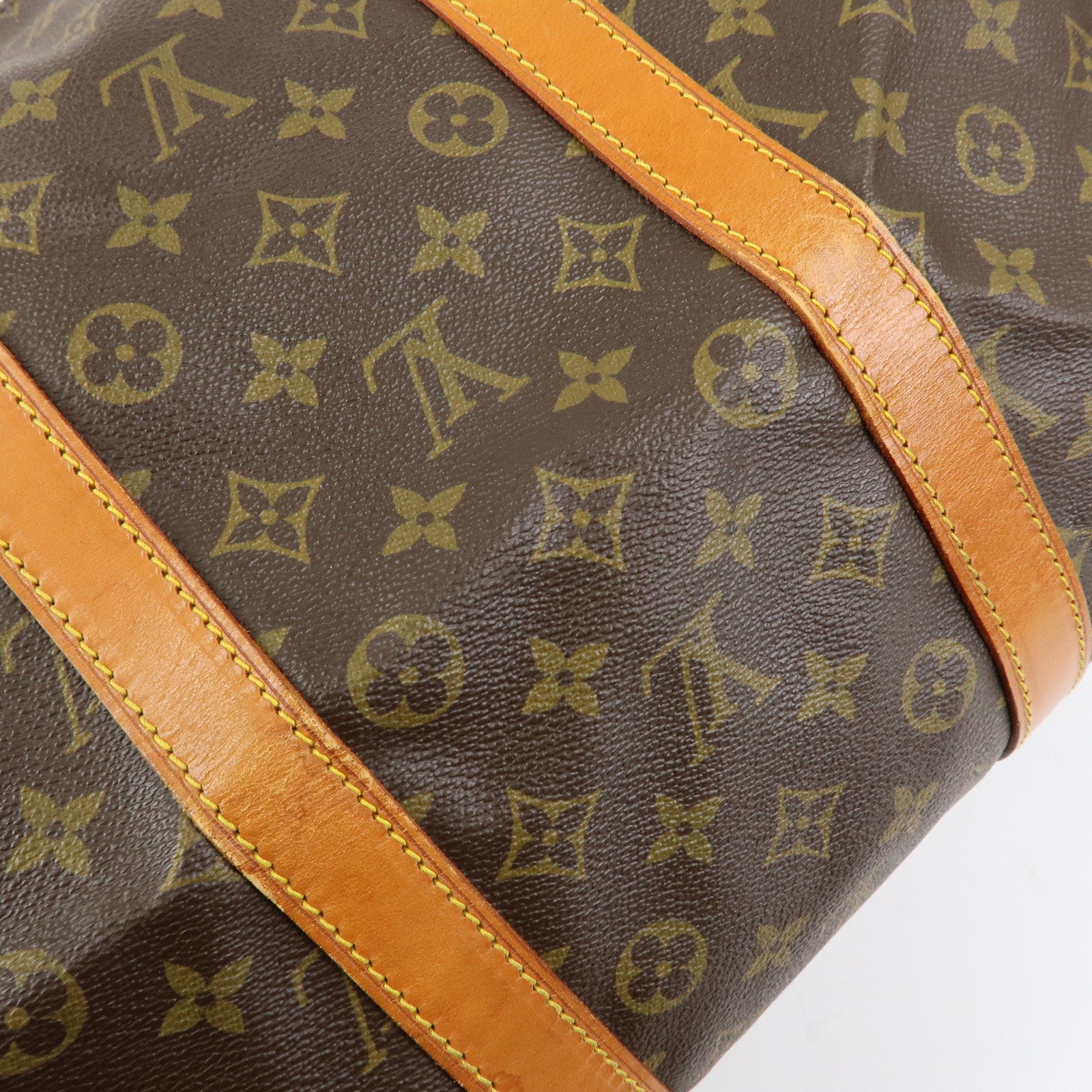 Louis Vuitton Monogram Keep All Bandouliere 55 Boston Bag M41414