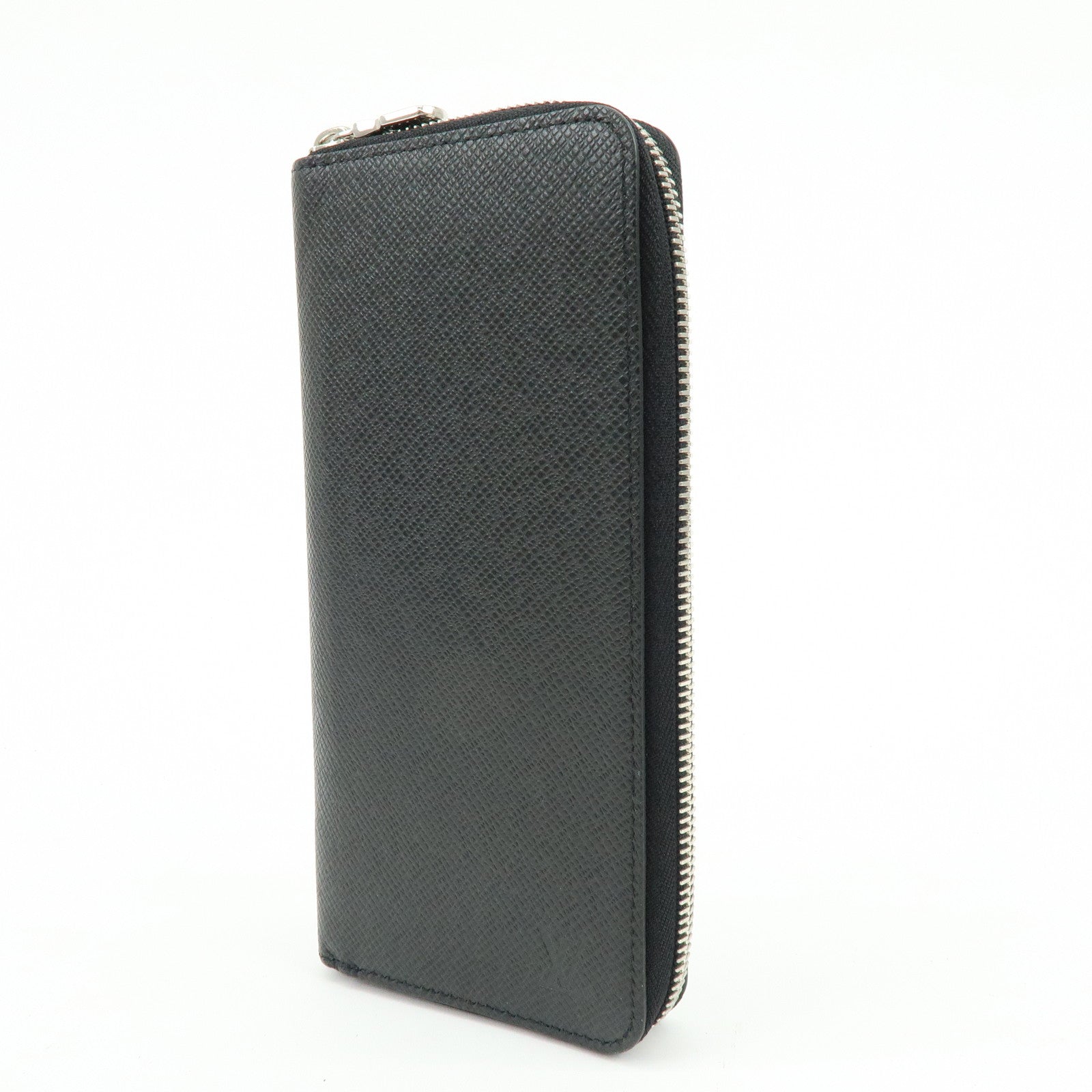 Louis Vuitton Taiga Vertical Round Zippy Wallet Ardoise M30503