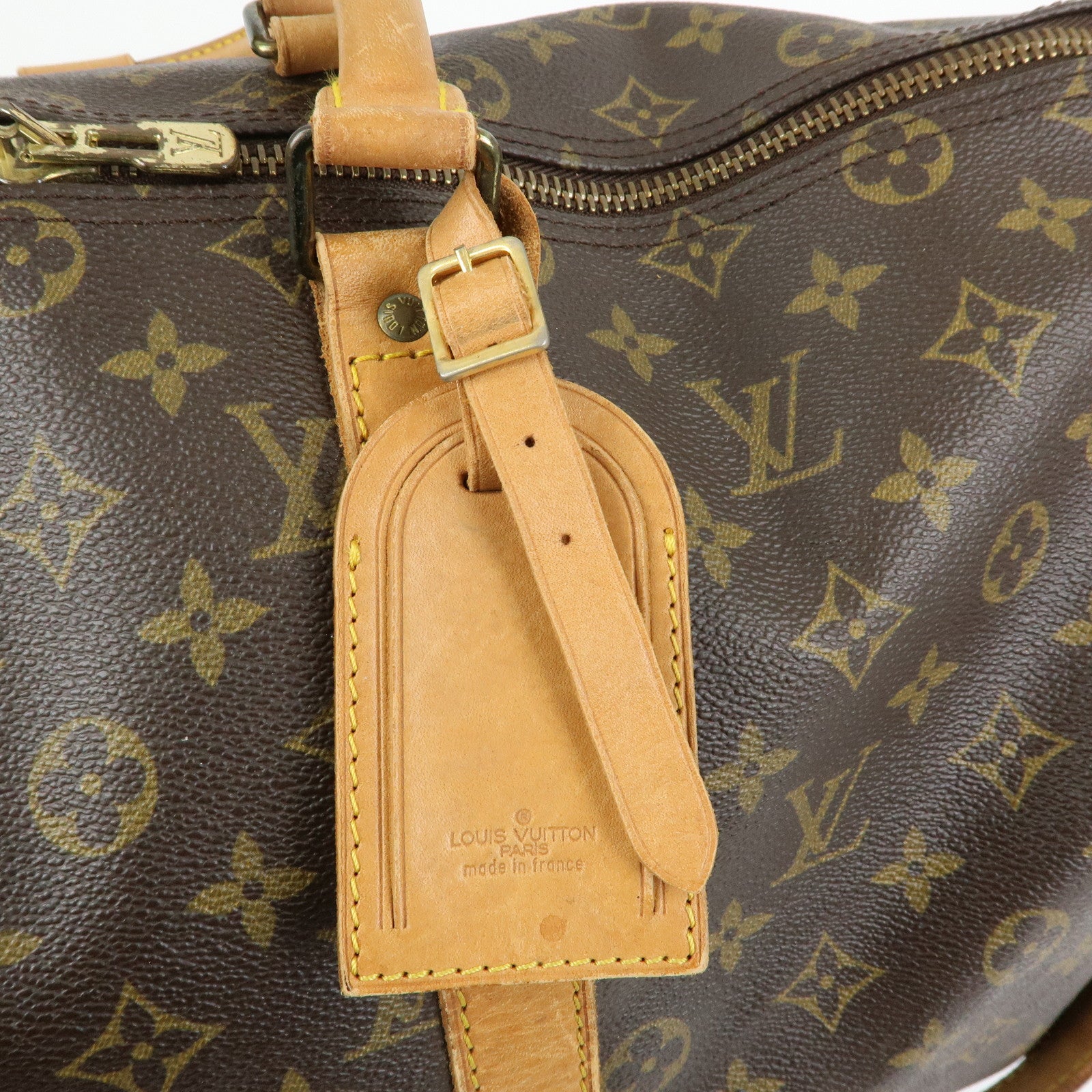 Louis Vuitton Monogram Keep All Bandouliere 45 Boston Bag M41418