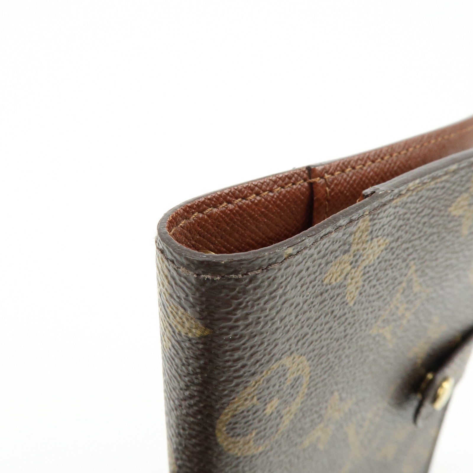 Louis Vuitton Monogram Agenda PM Planner Cover Brown R20005