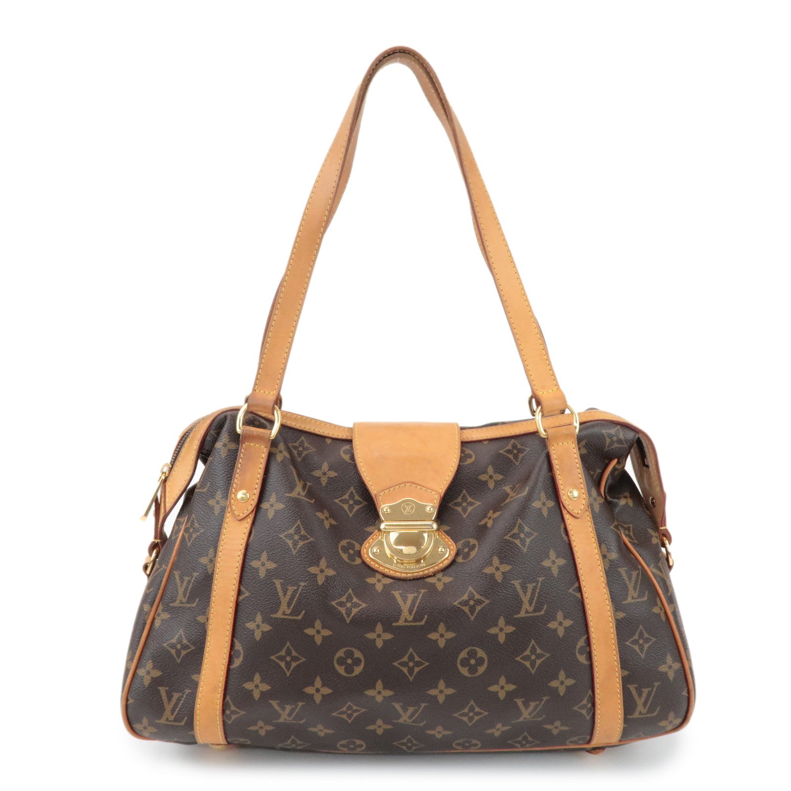 Louis Vuitton Monogram Stresa PM Shoulder Bag Brown M51186