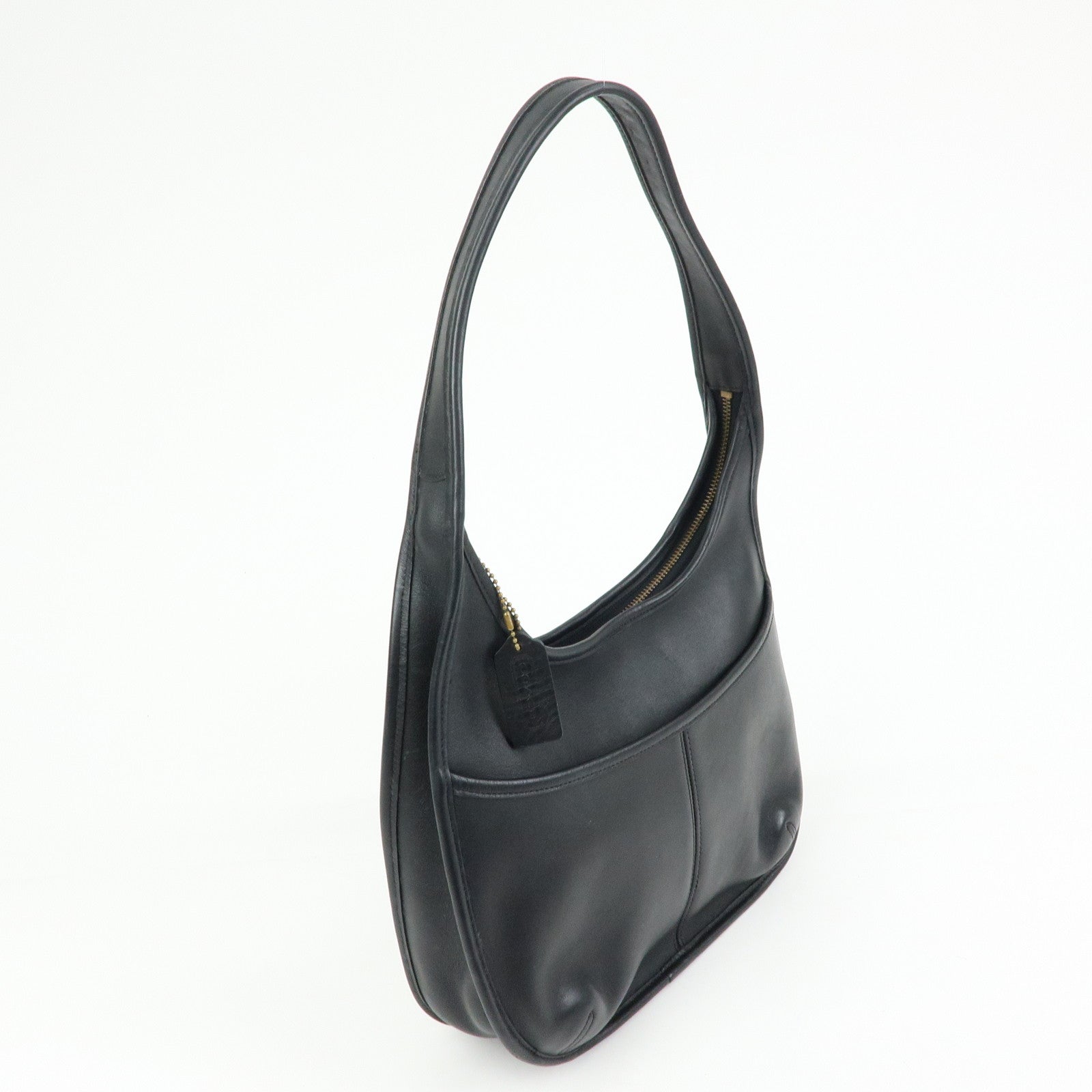 COACH Ergo Leather Shoulder Bag Hand Bag Black