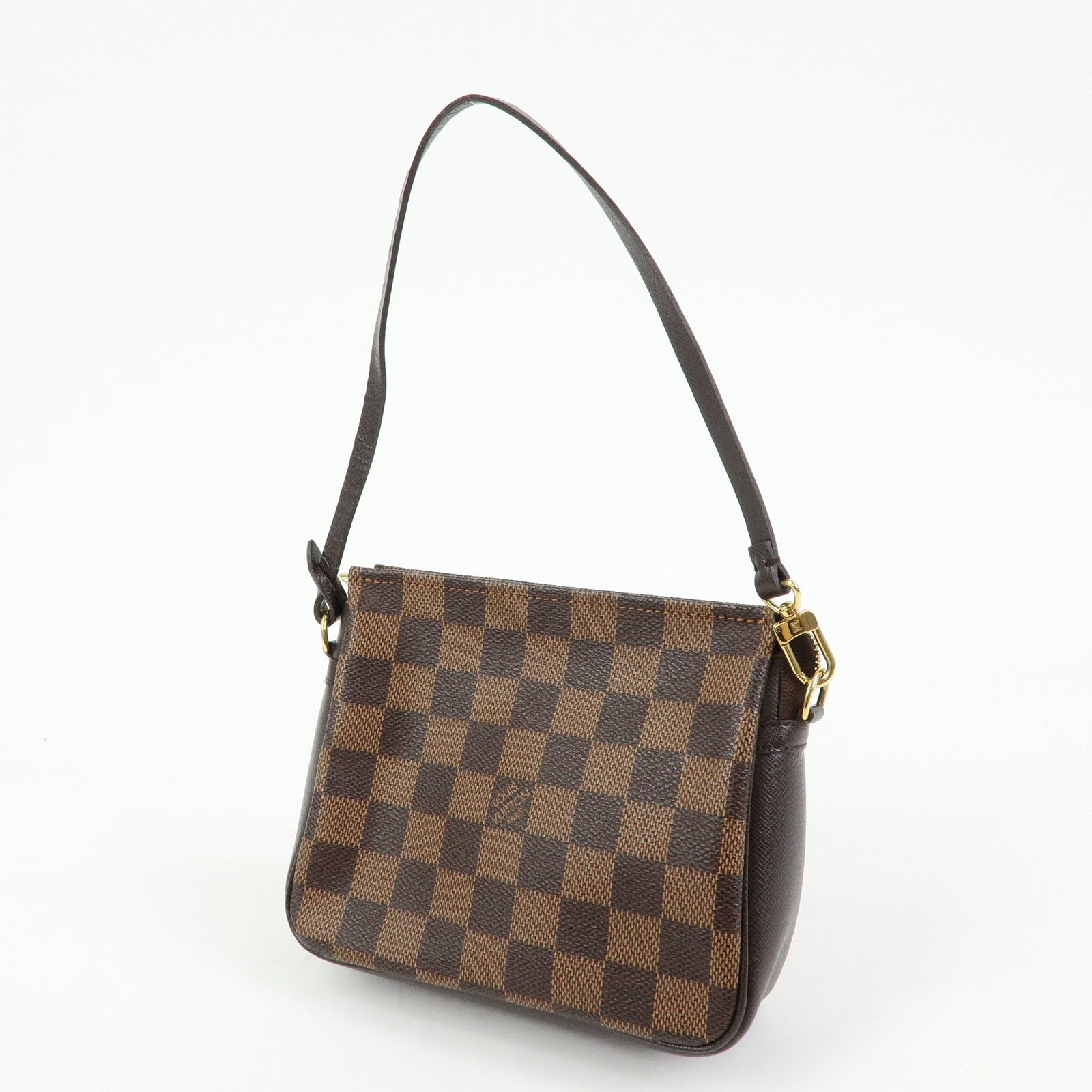 Louis Vuitton Damier Trousse Makeup Accessory Pouch Brown N51982