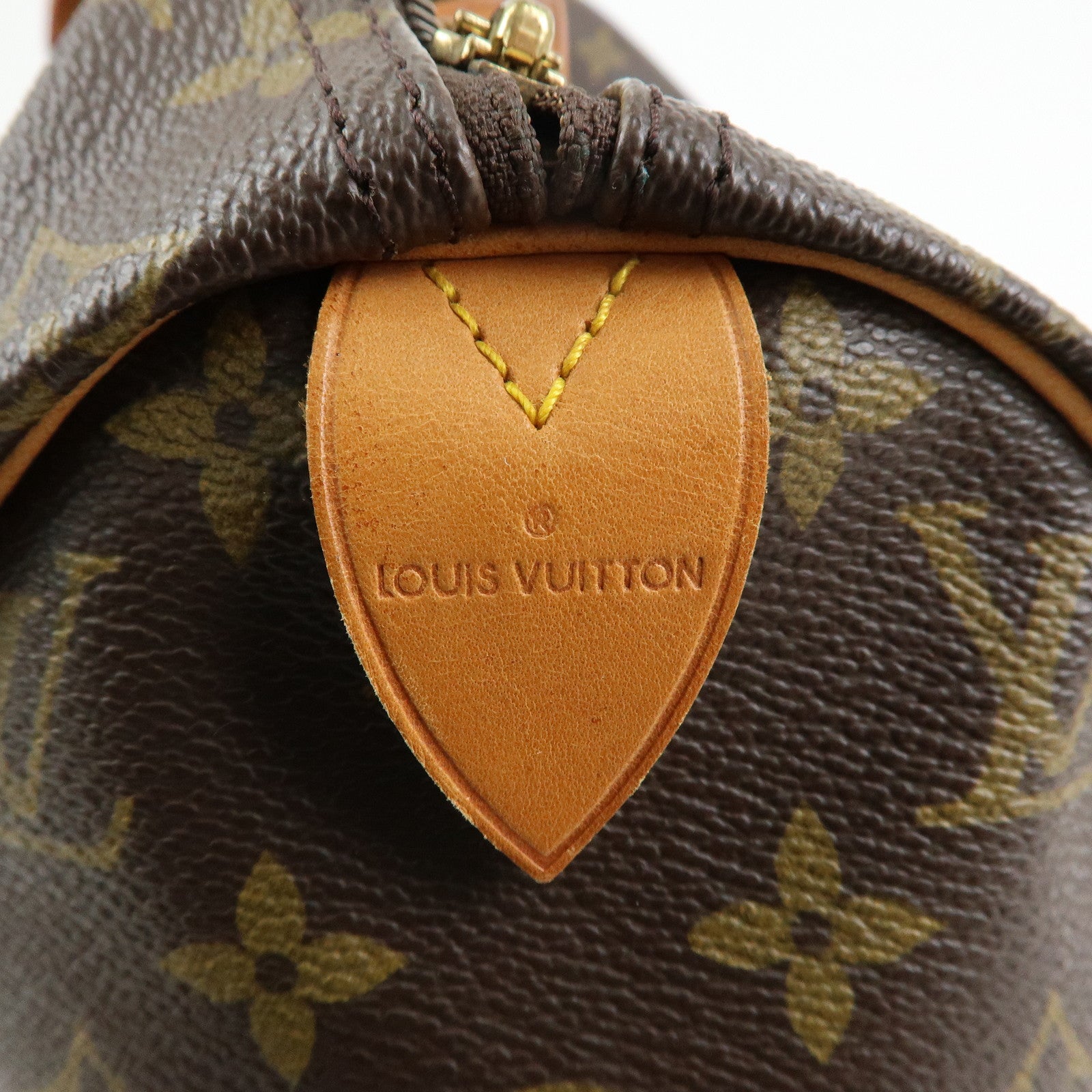 Louis Vuitton Monogram Speedy 40 Hand Bag Boston Bag Brown M41522