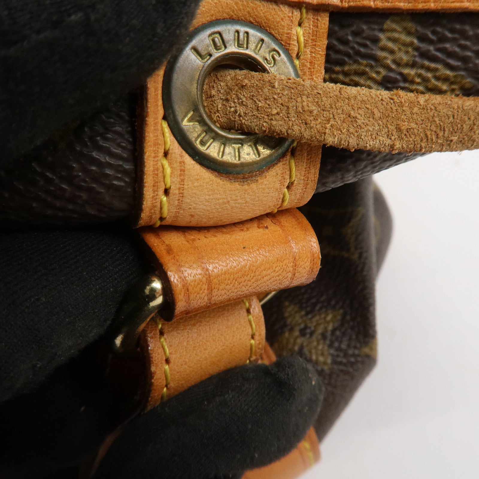 Louis Vuitton Monogram Petit Noe Shoulder Bag Brown M42226