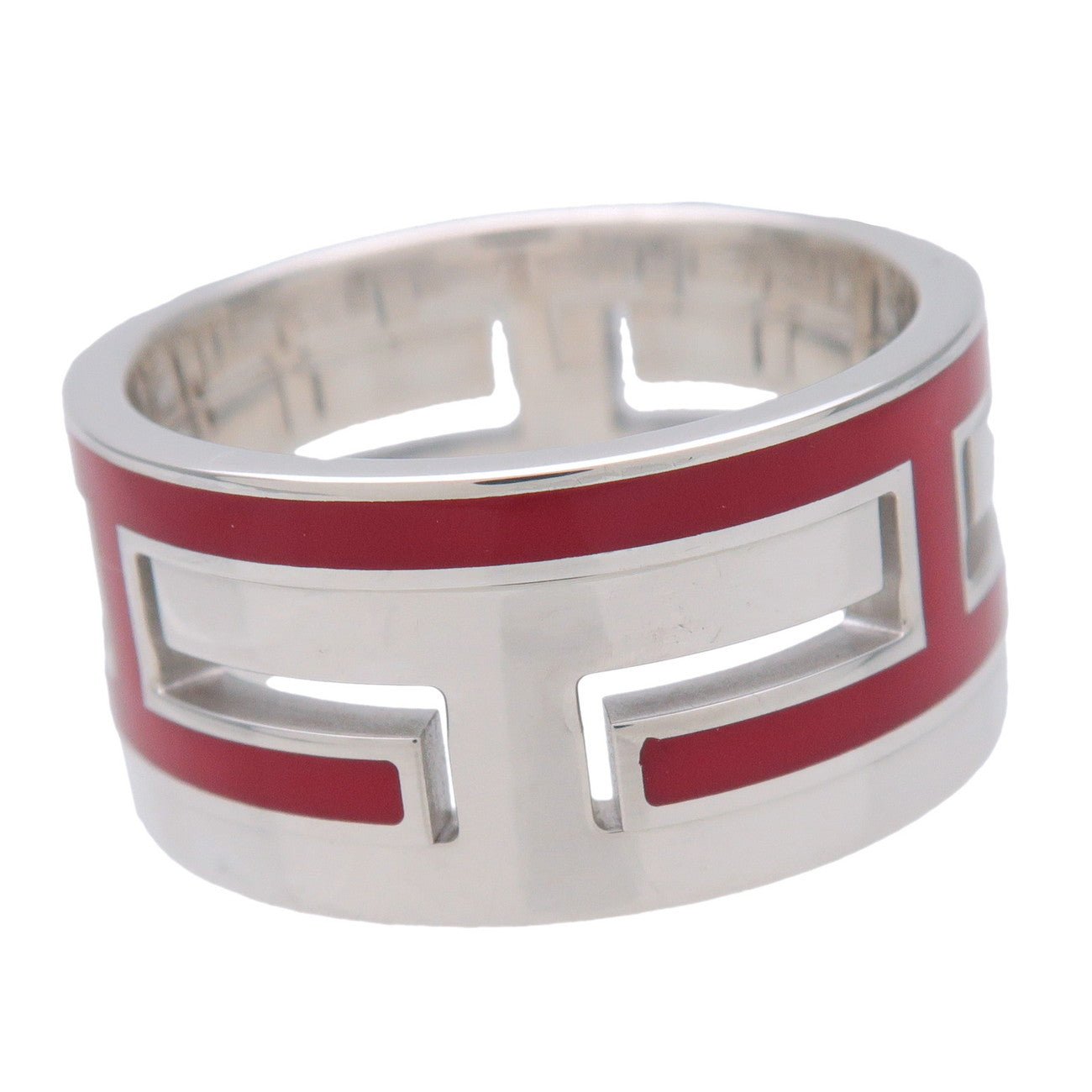 HERMES Move Ash Ring SV925 Silver #51 US5.5 EU51 HK12