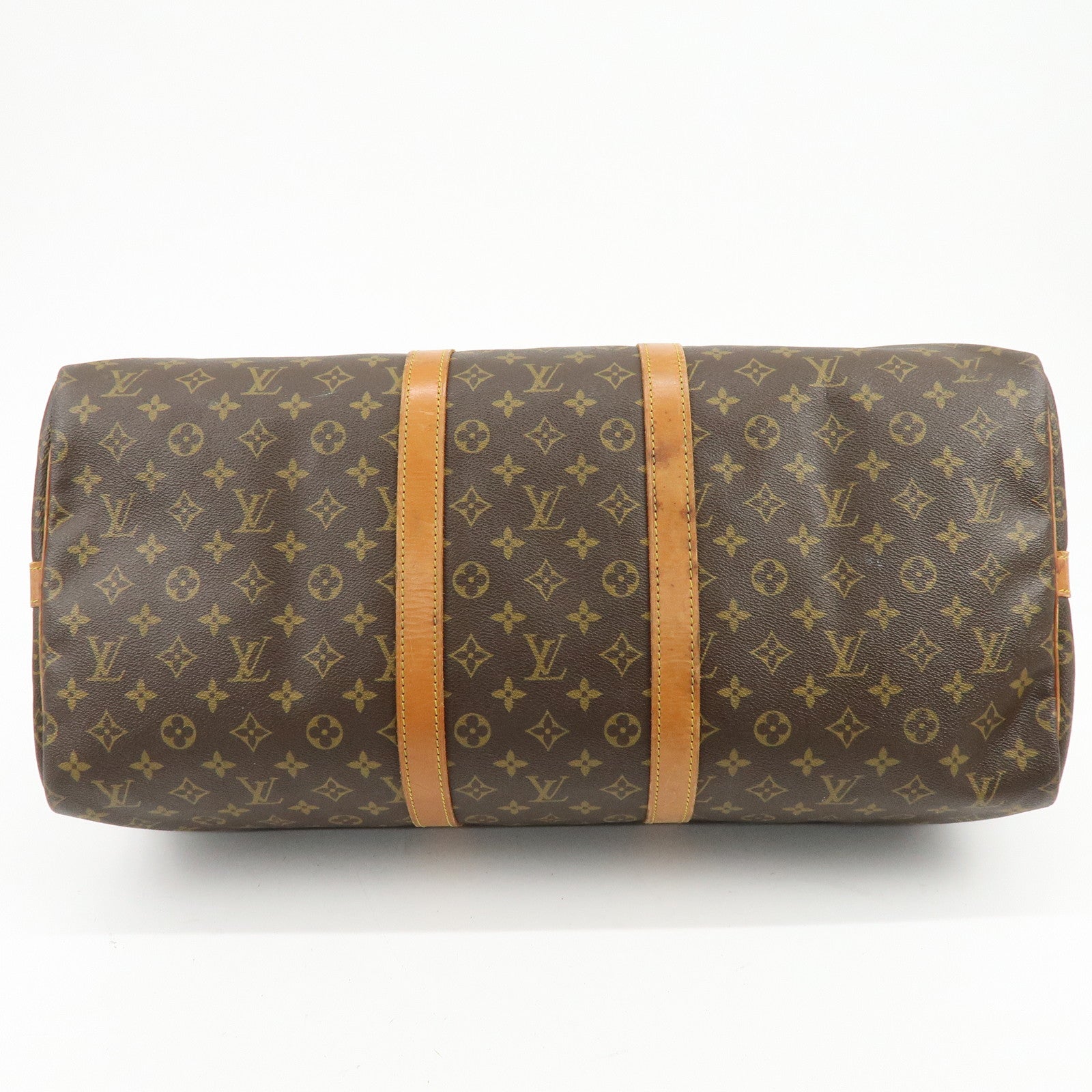 Louis Vuitton Monogram Keep All Bandouliere 55 Boston Bag M41414