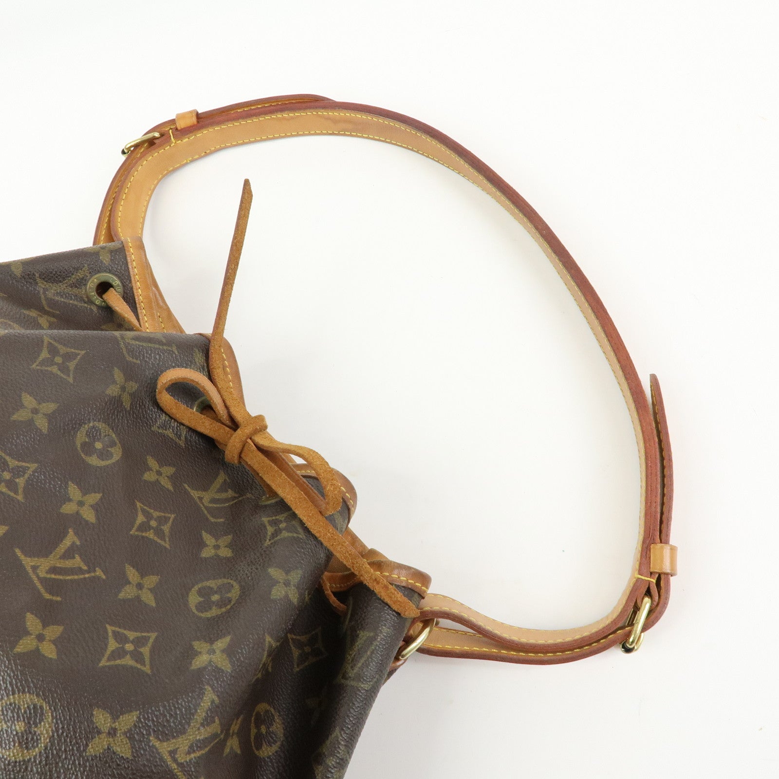 Louis Vuitton Monogram Petit Noe Shoulder Bag Brown M42226