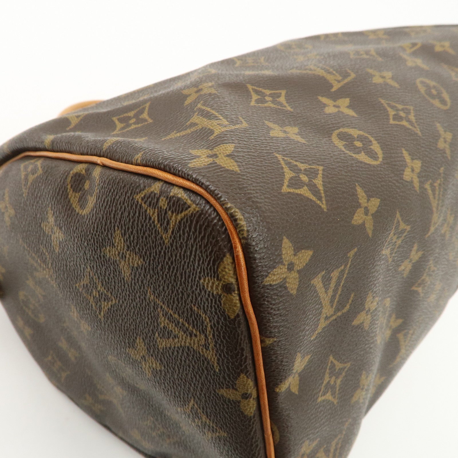 Louis Vuitton Monogram Speedy 30 Boston Bag Brown M41524