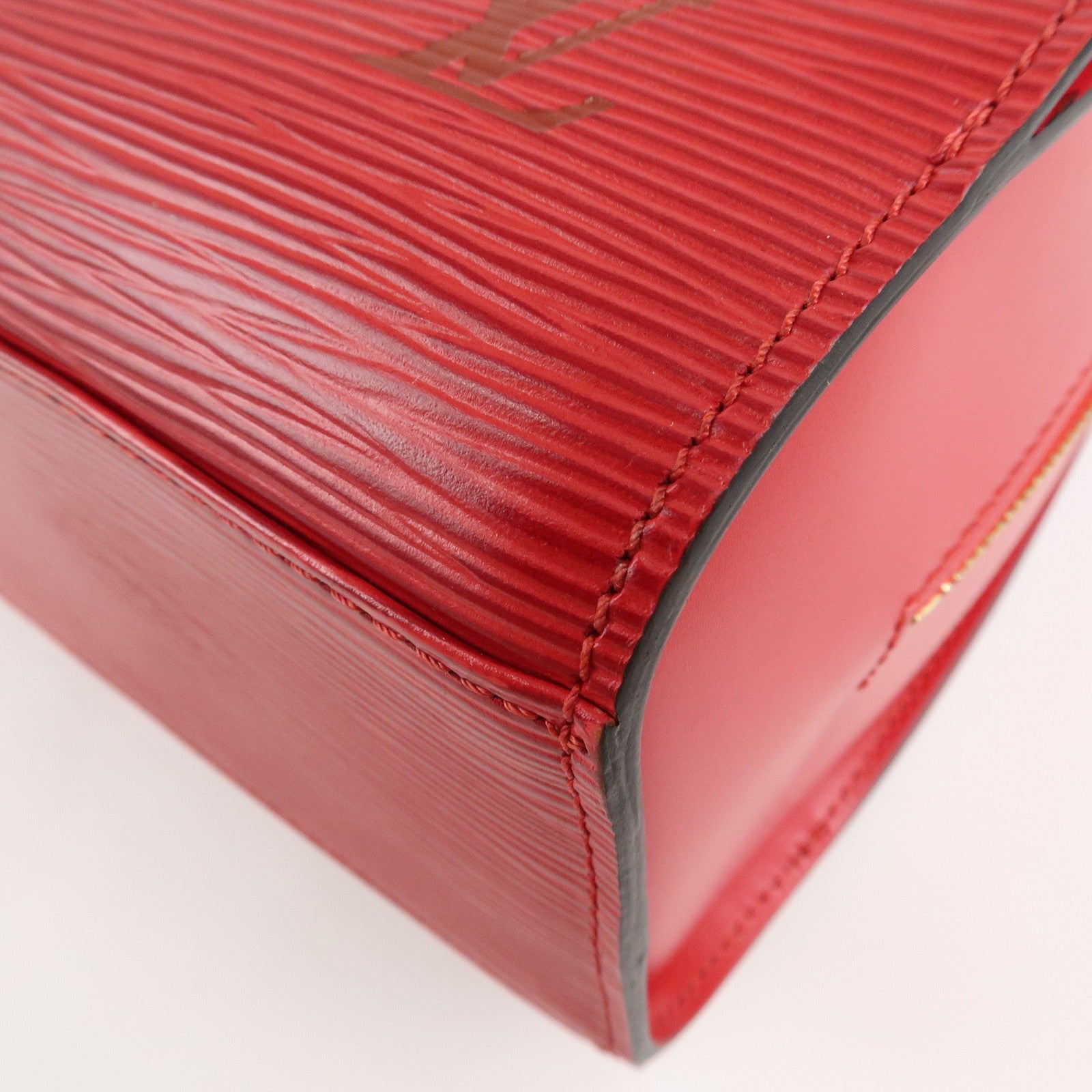 Louis Vuitton Epi Pont Neuf Hand Bag Castilian Red M52057 Used