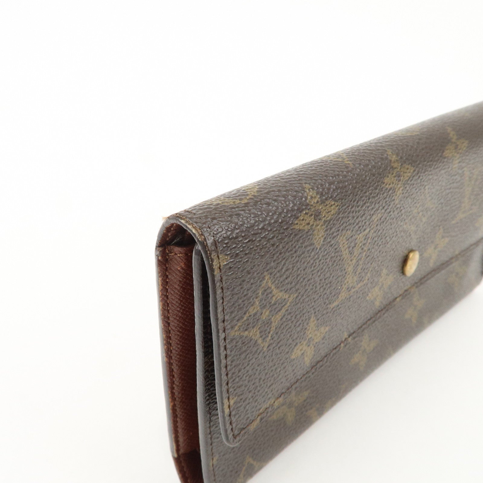 Louis Vuitton Monogram Porte Tresor International Wallet M61215 Used