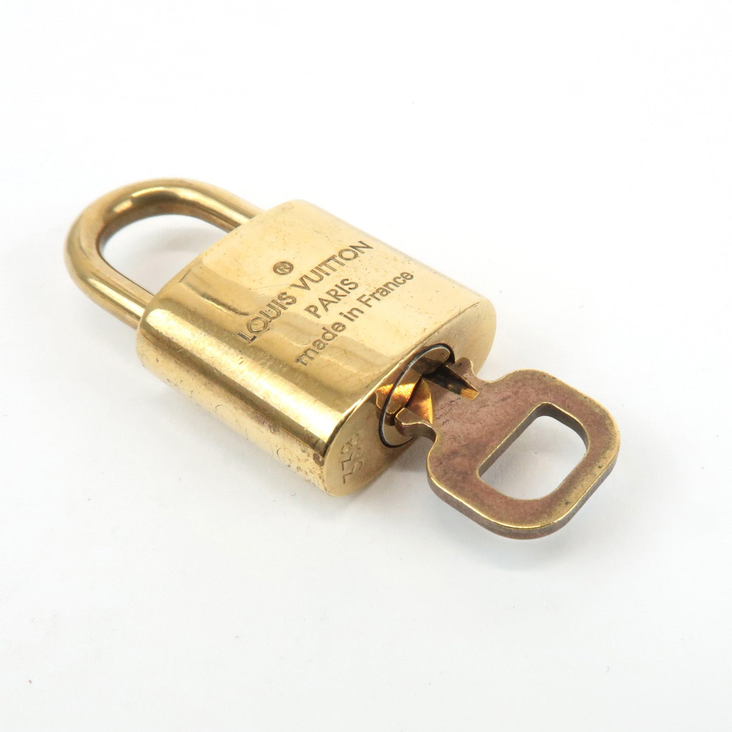 Louis Vuitton Set of 10 Lock & Key Cadena Key Lock Gold