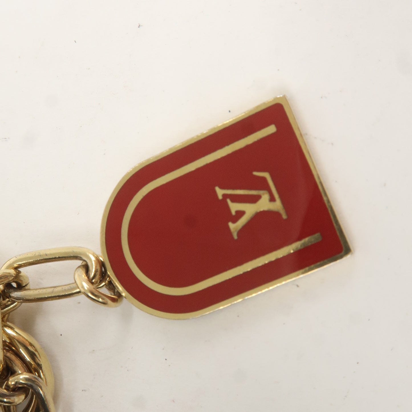 Louis Vuitton Porte Cles Cadena Bag Charm Key Charm Gold M60073