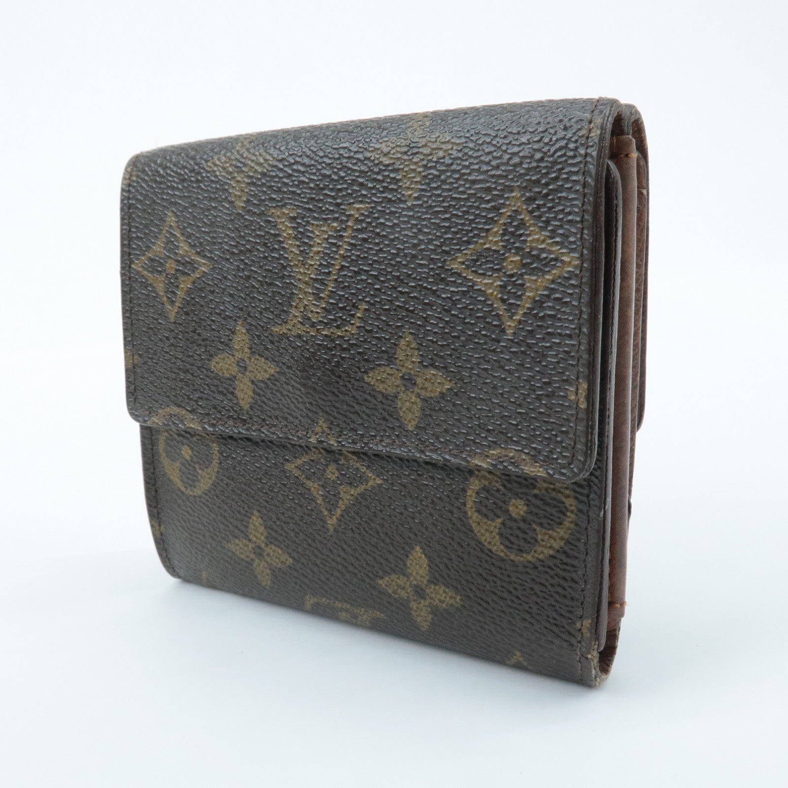 Louis Vuitton Monogram Set of 3 Wallet Brown M61652 M61675 Used