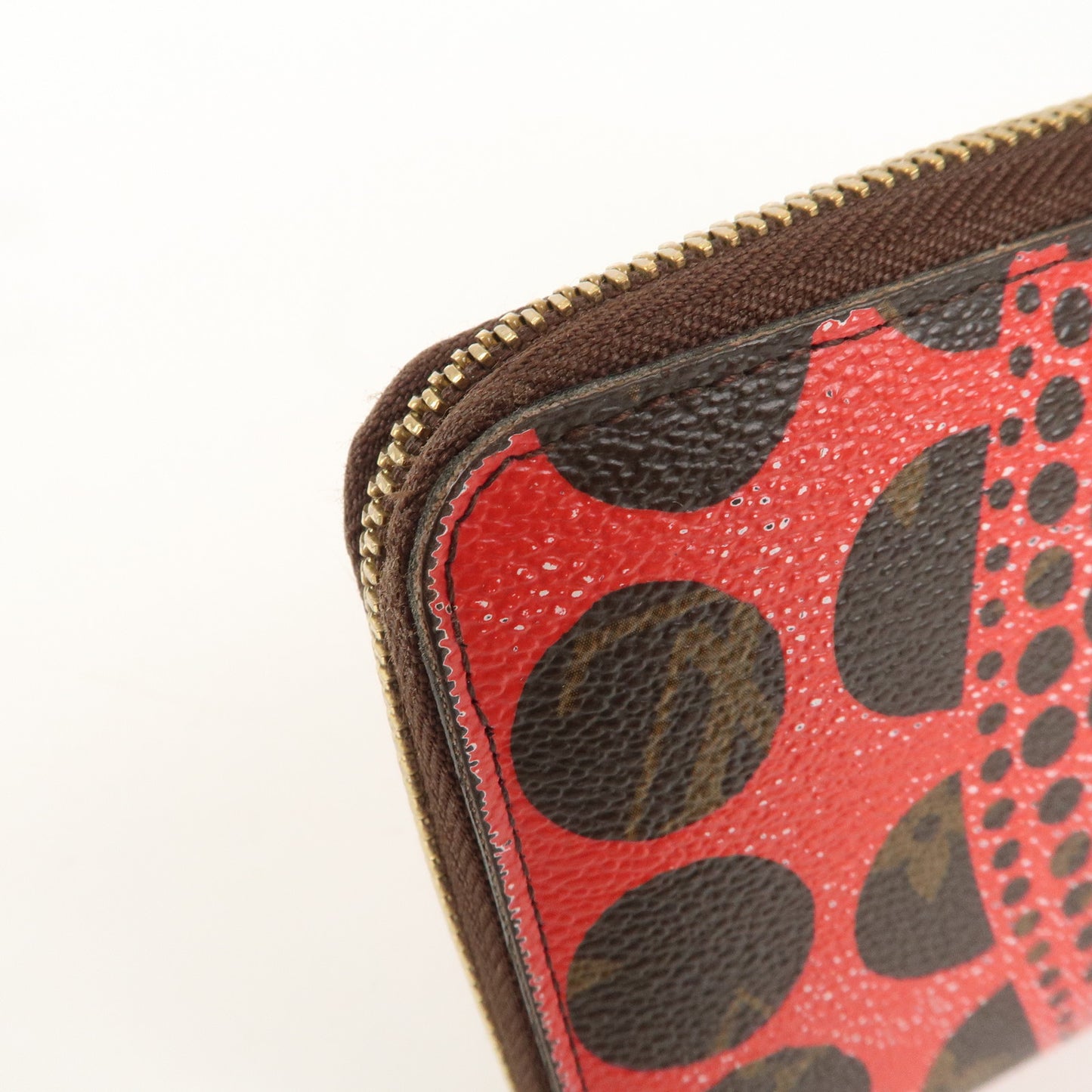 Louis Vuitton Monogram Yayoi Kusama Pumpkin Dots Zippy Wallet