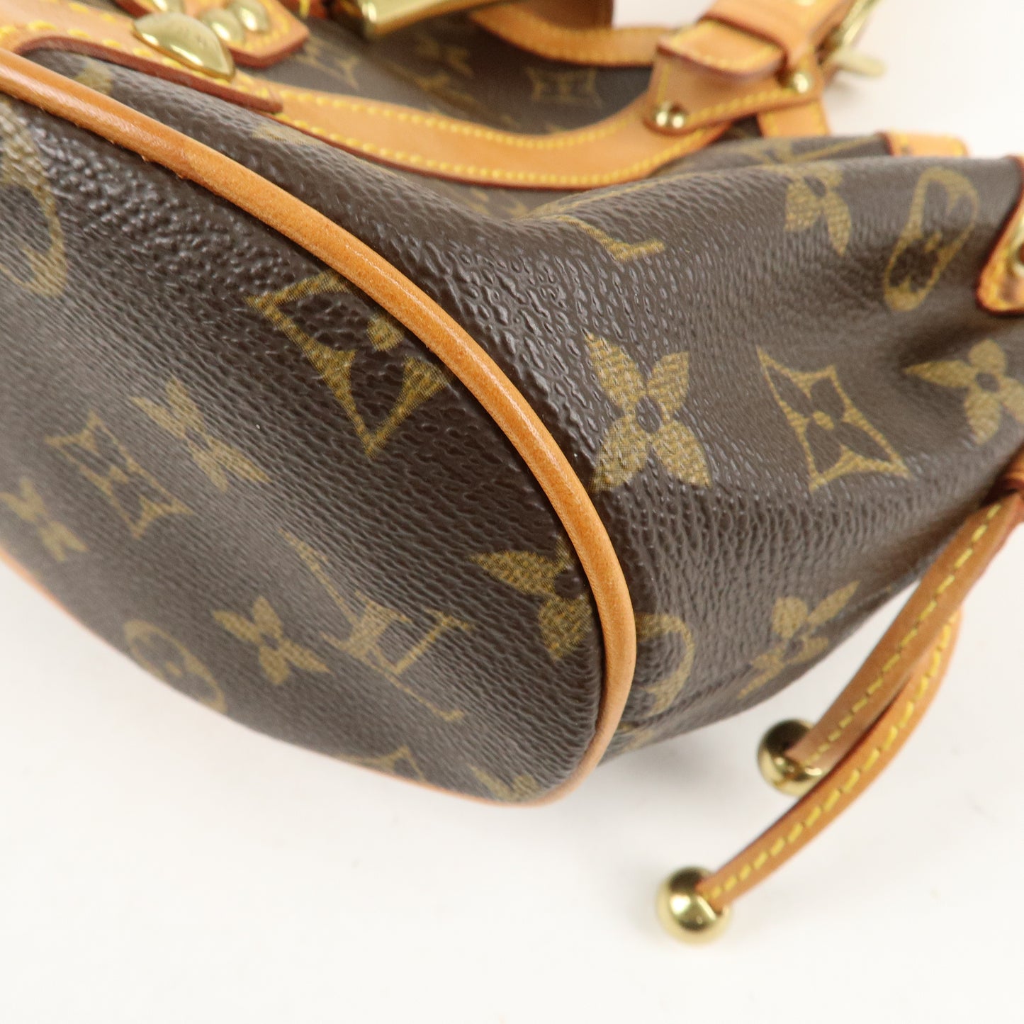 Louis Vuitton Monogram Theda GM Hand Bag Brown M92393