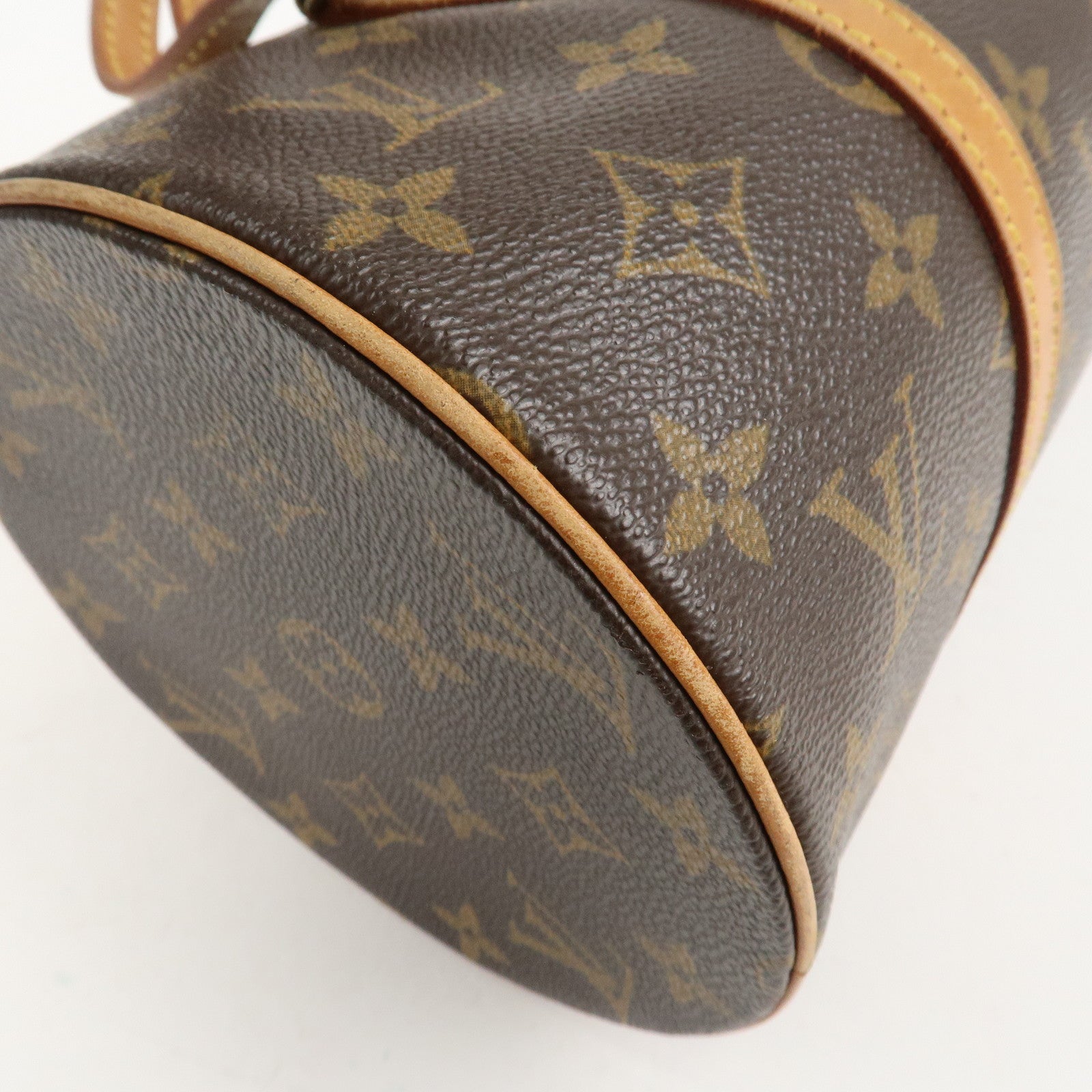 Louis Vuitton Monogram Papillon 30 Hand Bag Brown M51385