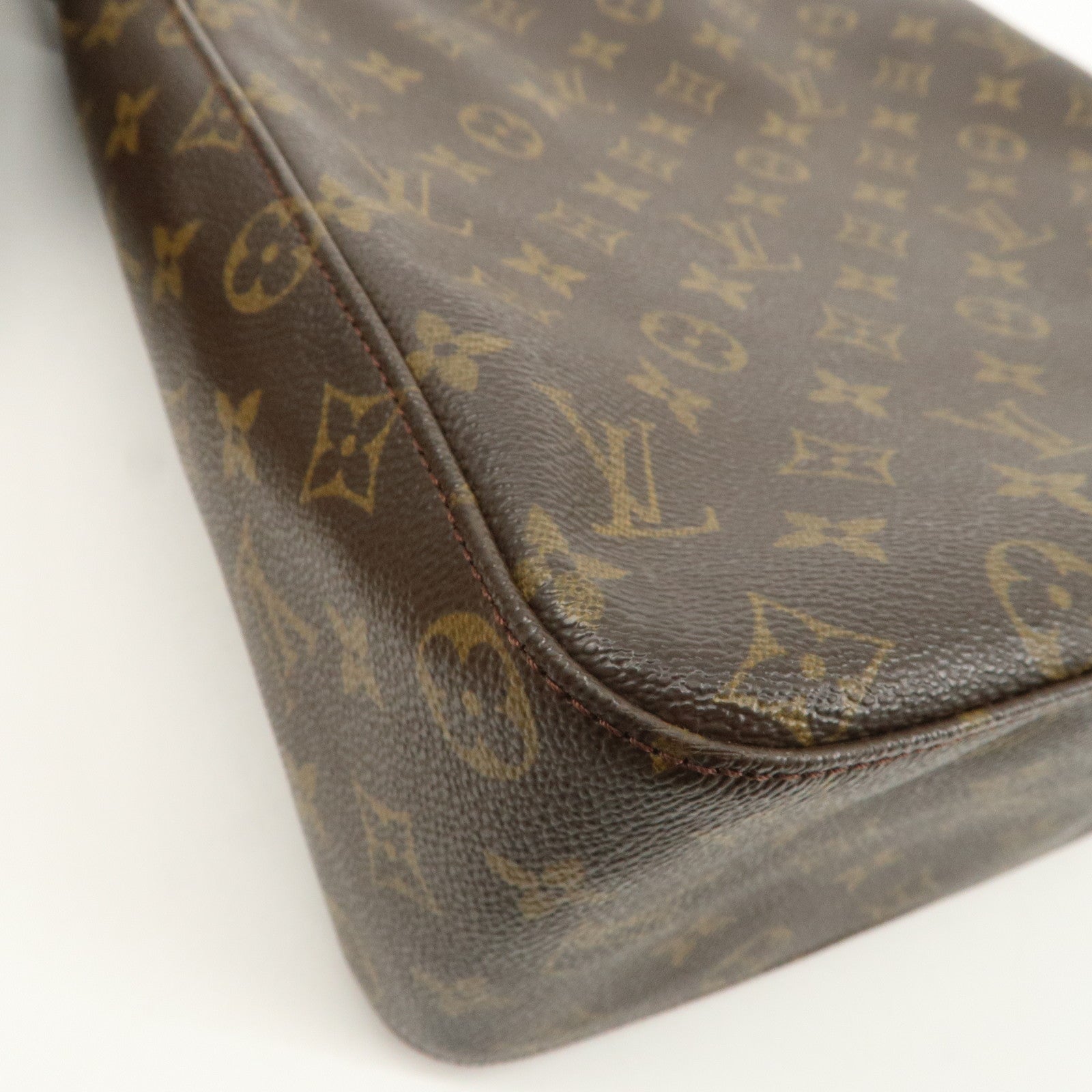 Louis Vuitton Monogram Looping GM Shoulder Bag Hand Bag M51145 Used