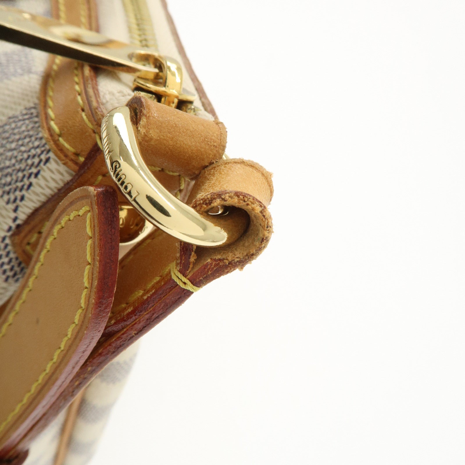 Louis Vuitton Damier Azur Siracusa MM Shoulder Bag N41112 Used