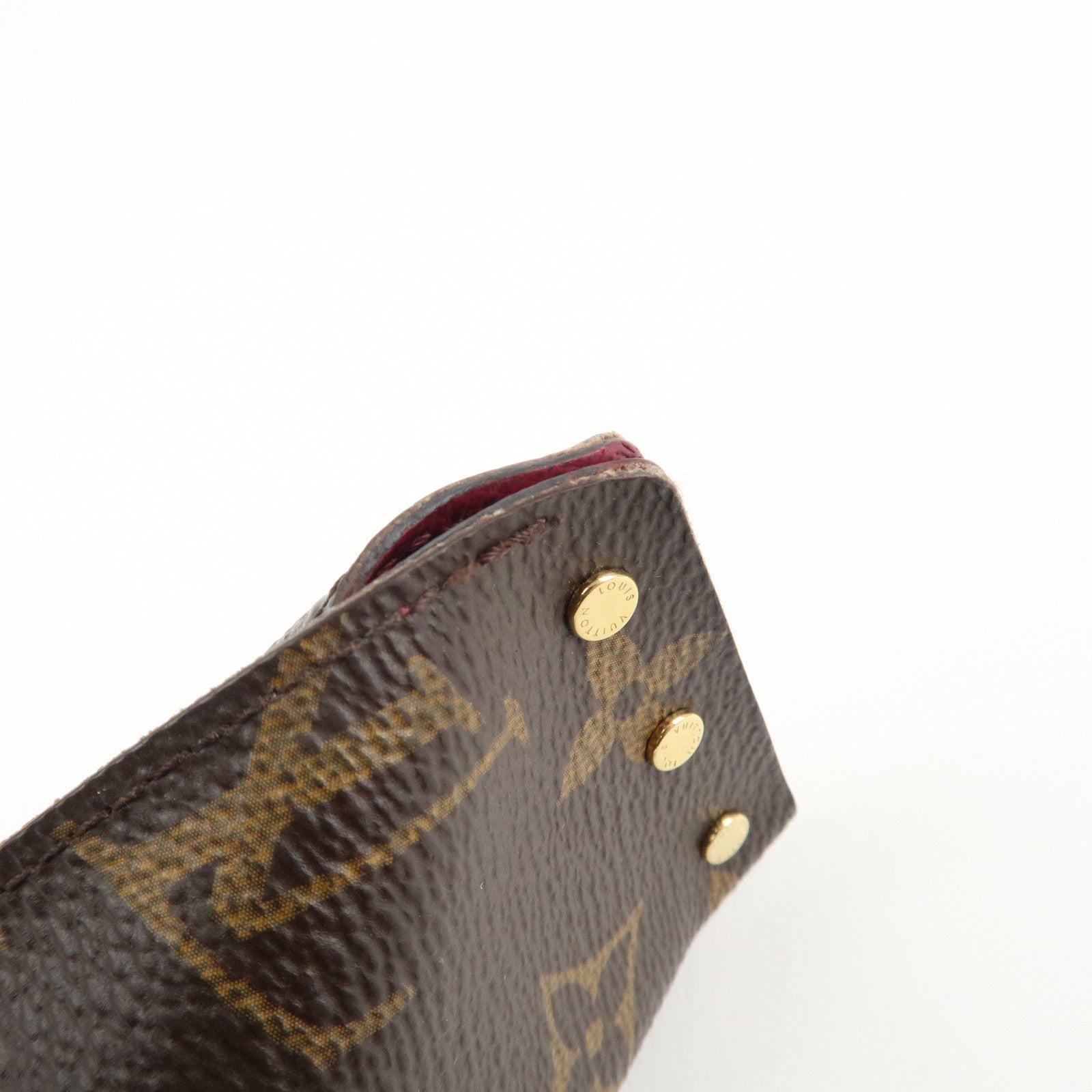 Louis Vuitton Monogram Multicles Berlingo Key Case Fuchsia M61475 Used