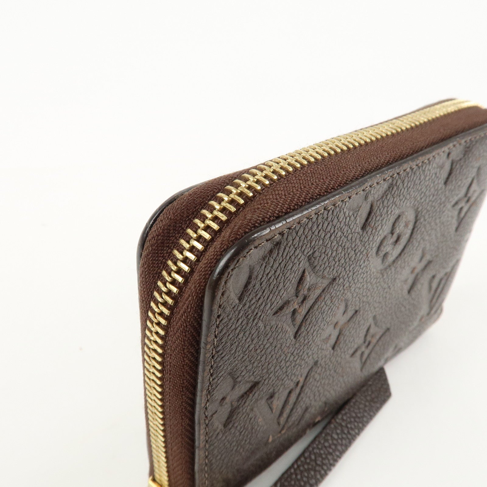 Louis Vuitton Monogram Empreinte Portefeuille Scret Zippy Wallet Used