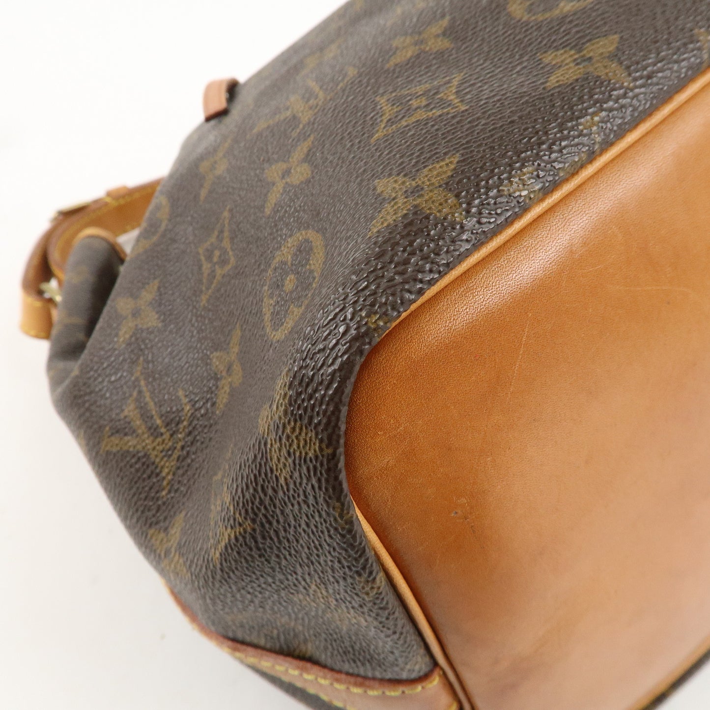 Louis Vuitton Monogram Petit Noe Shoulder Bag Brown M42226